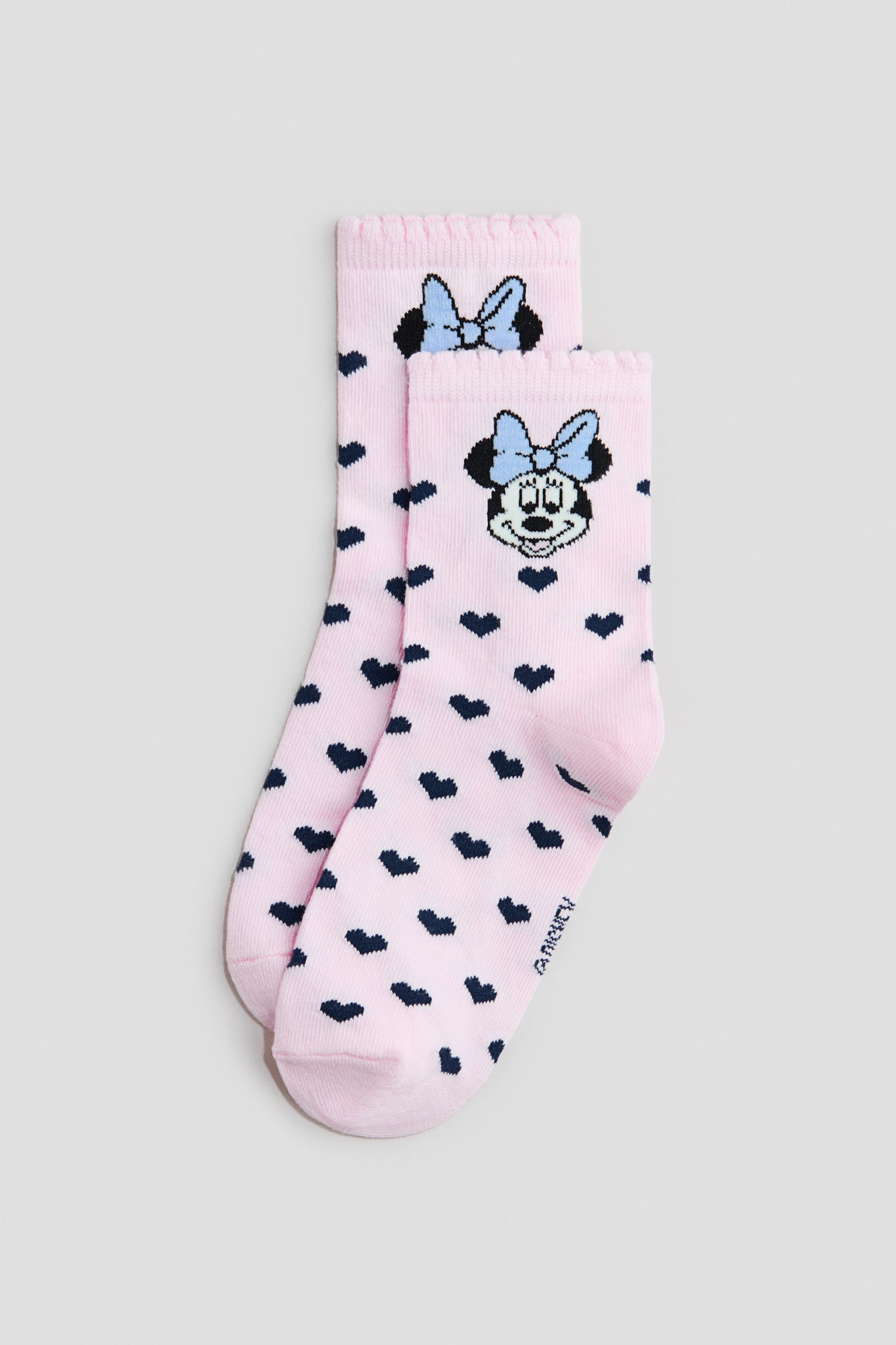 Набір із 5 пар шкарпеток із малюнком - Light blue/Minnie Mouse/Фіолетовий/Будиночок Ґаббі/Білий/Hello Kitty/Червоний/Мінні Маус/Світло-рожевий/Hello Kitty/Світло-рожевий/Блуї/Блакитний/Disney/Рожевий/Hello Kitty/Світло-фіолетовий/Ліло і Стіч - 2