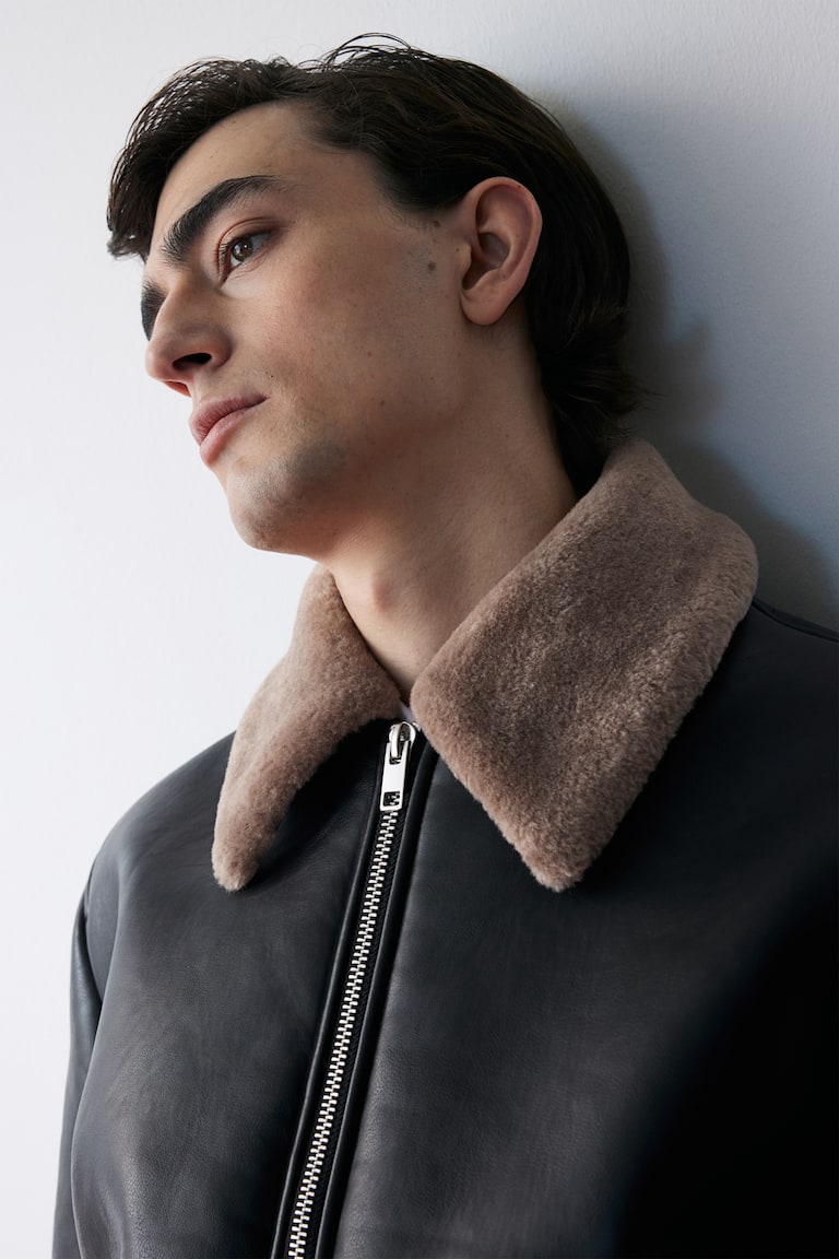 Borreguito Abrigos Mujer H&m H&m Chaqueta Borreguito