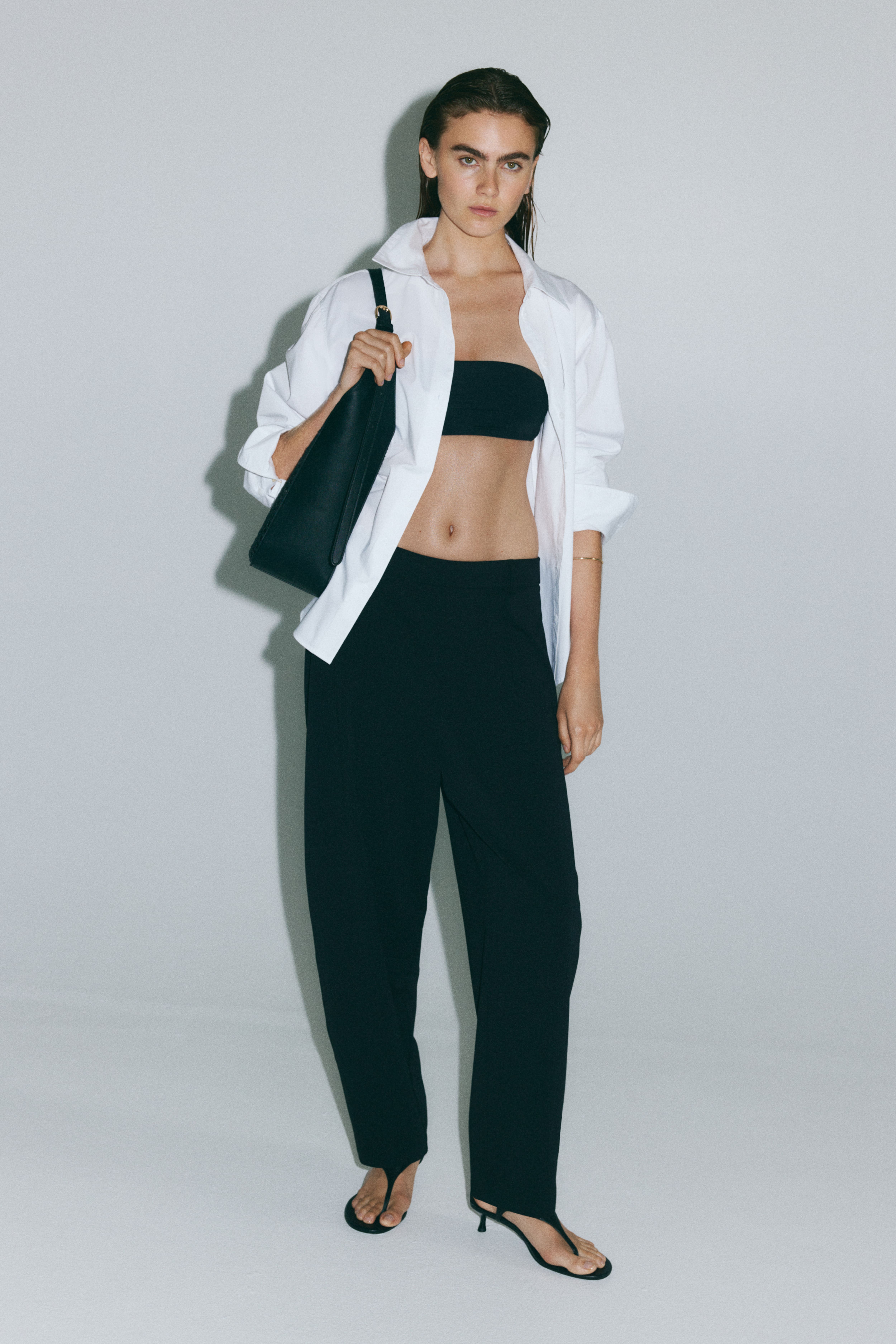 Jersey Barrel-Leg Pants
