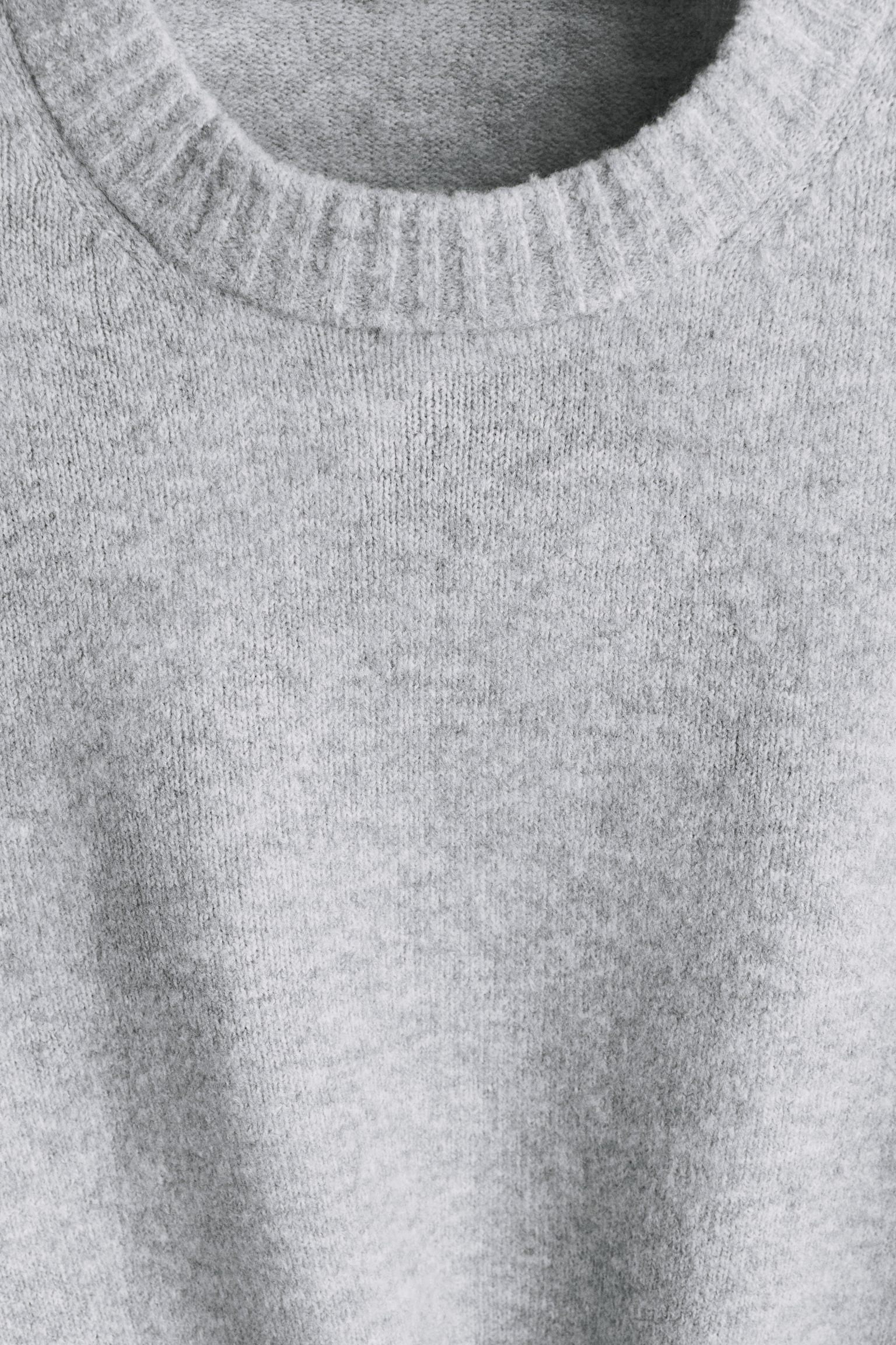 Regular Fit Brushed jumper - Grey marl/Beige marl/Light blue/Burgundy/Dark grey - 4