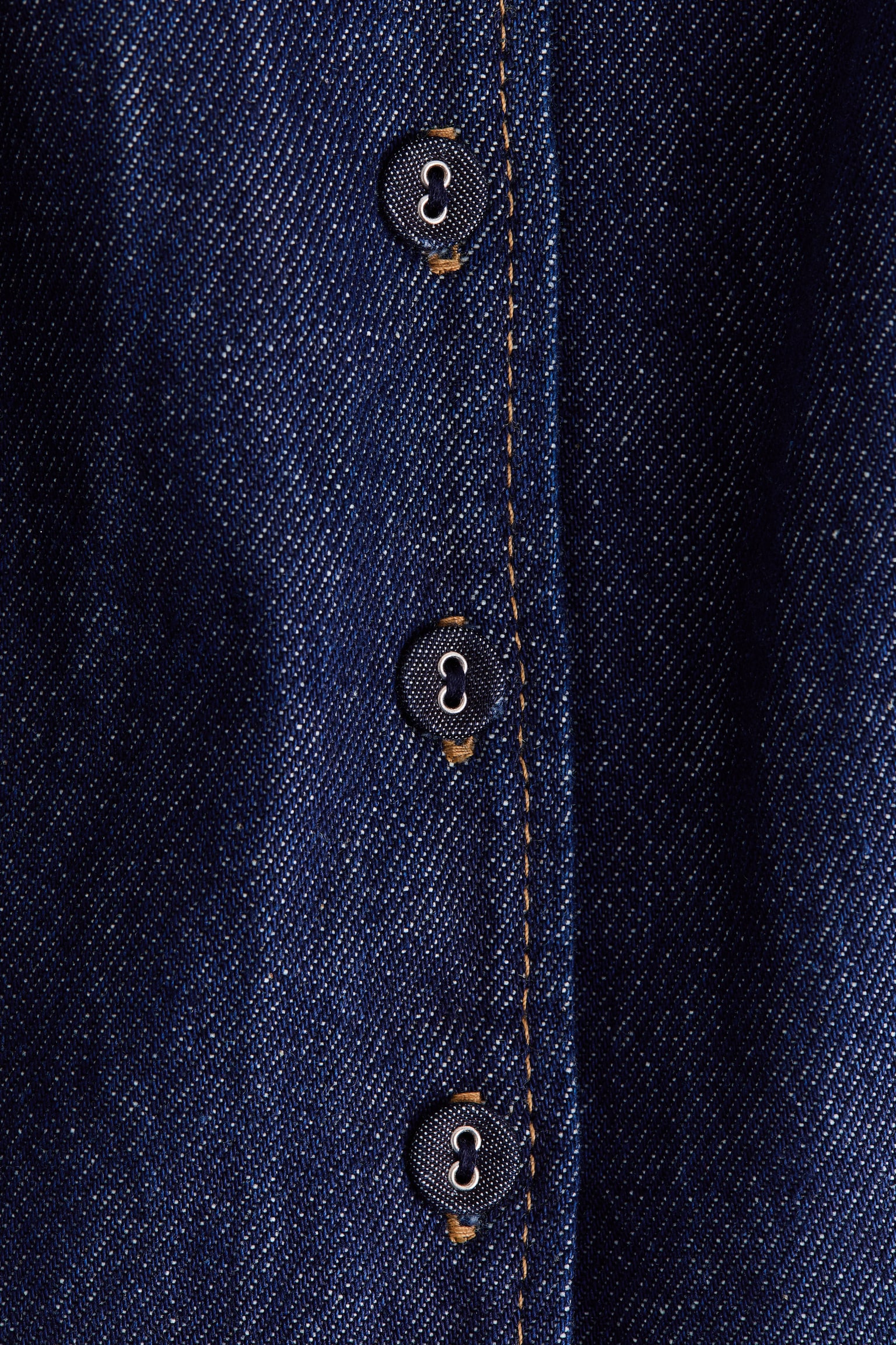 Denim waistcoat - Dark denim blue/Denim blue - 4