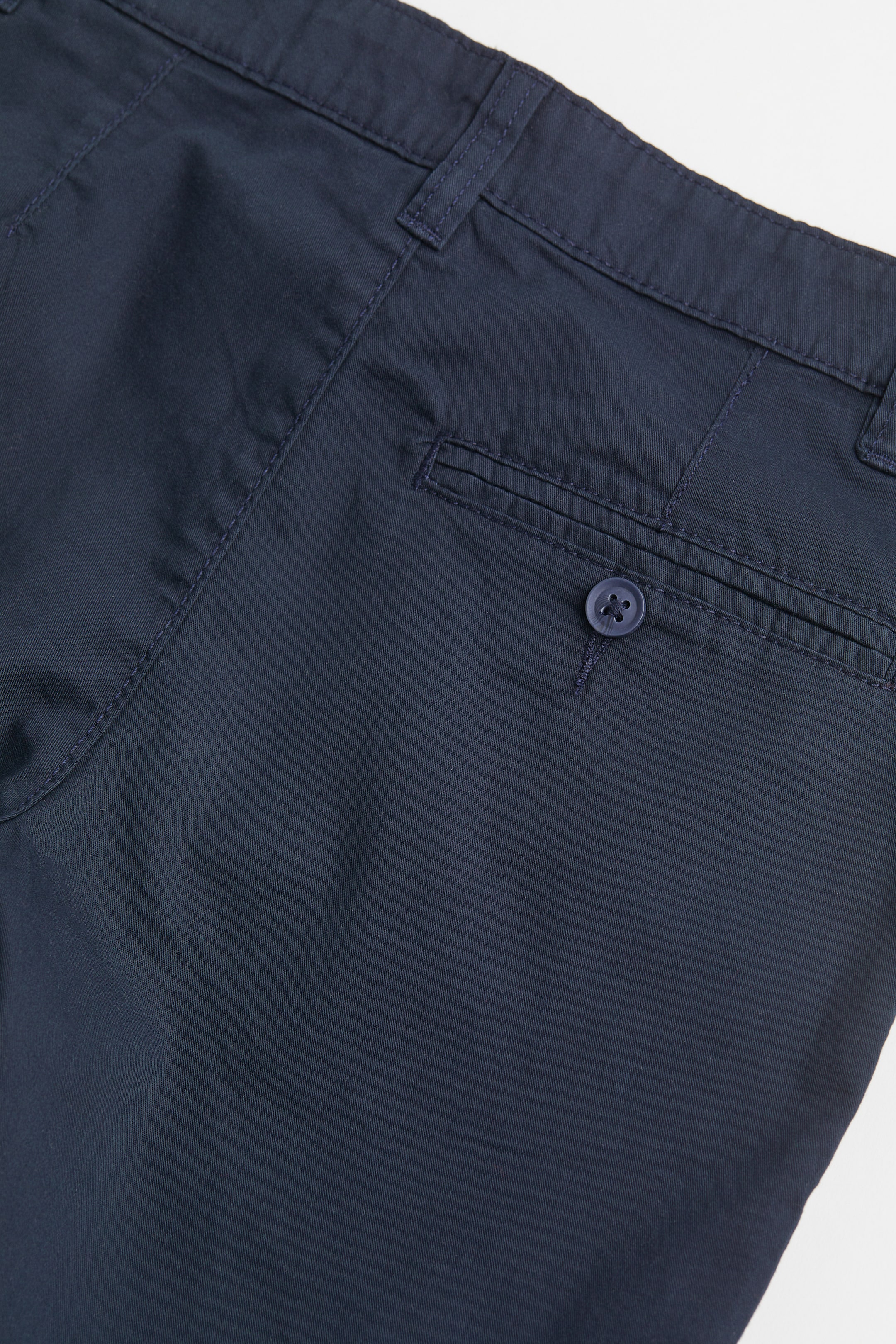 Cotton chino shorts - Regular waist - Short - Dark blue - Kids | H&M GB