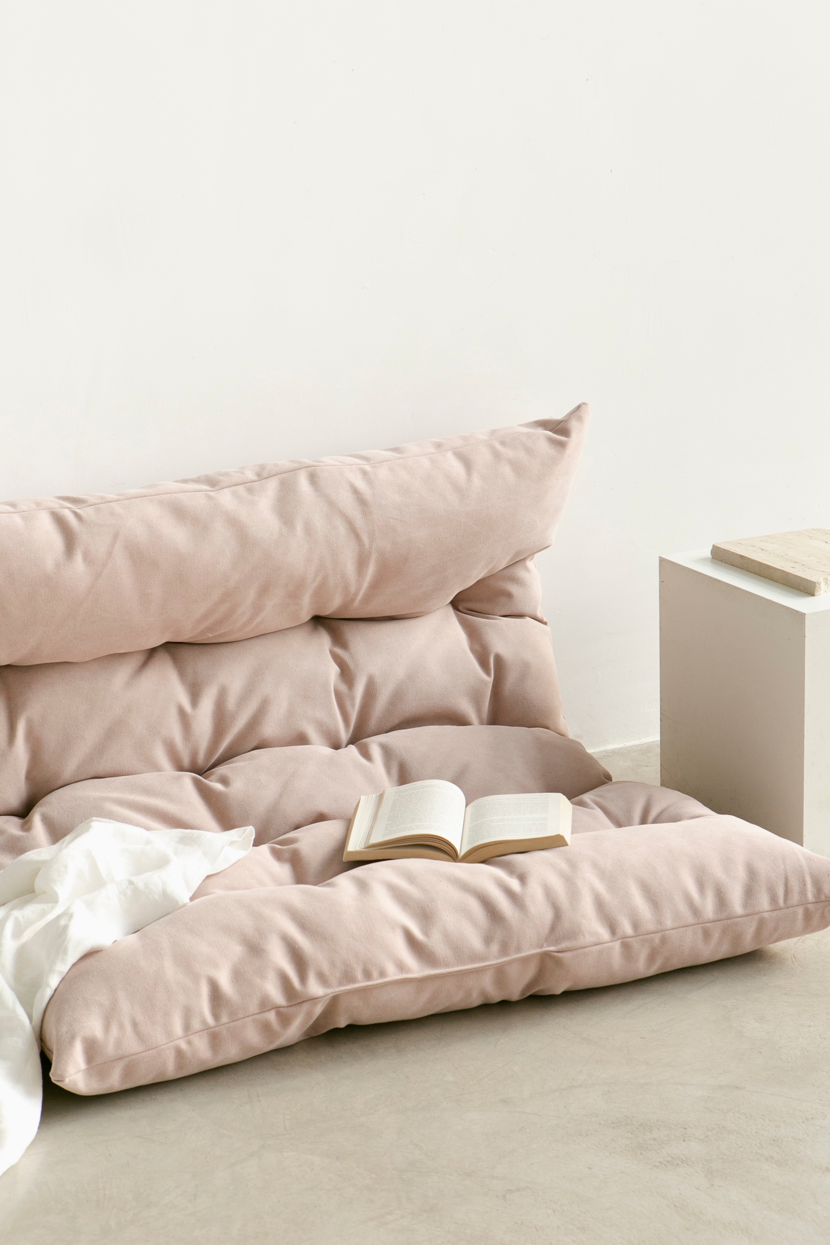 Materasso Futon Da Pavimento - Rosa/Blu/Taupe/Boucle/Marrone/Giallo