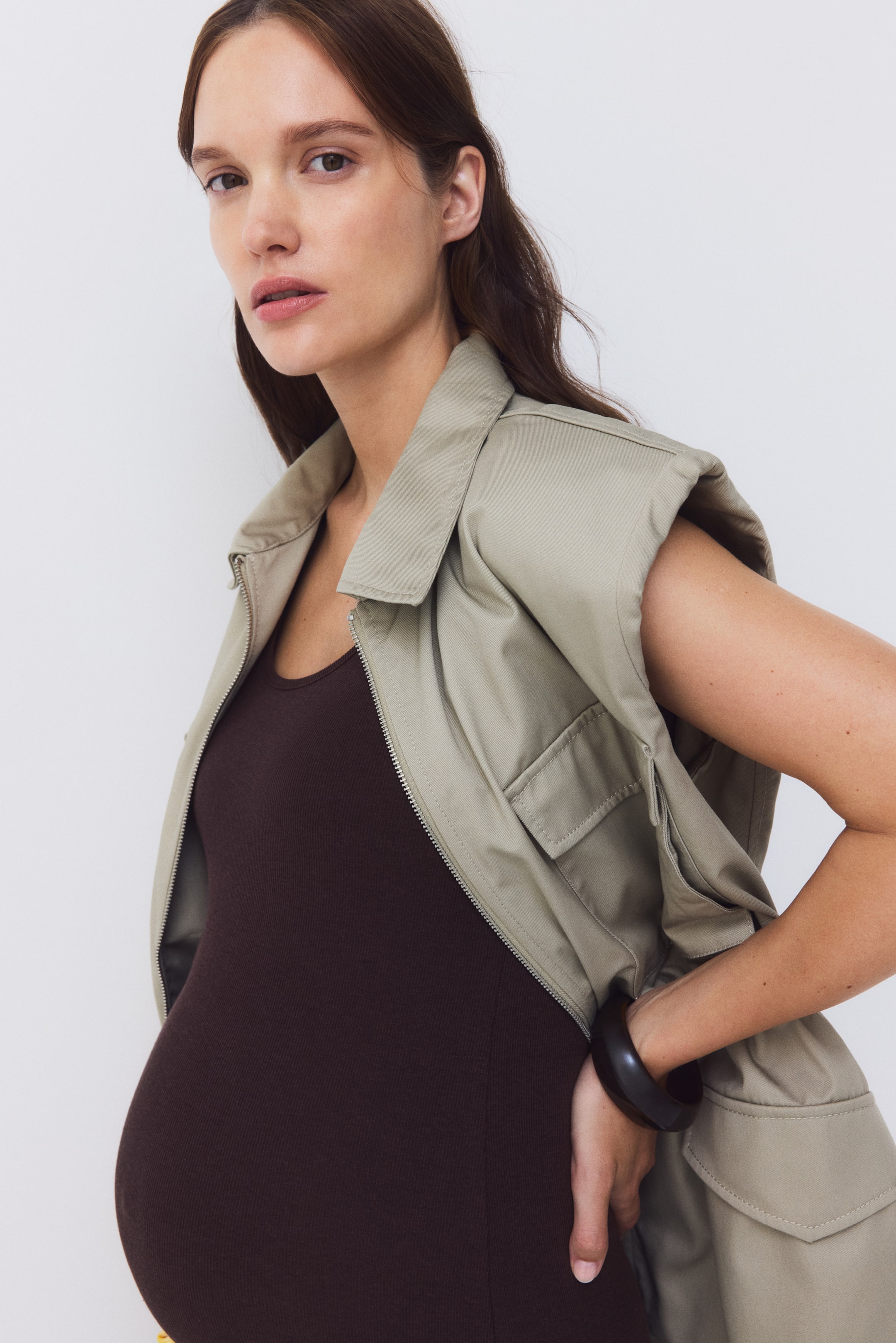 Женские платья H&M MAMA Ribbed Jersey Dress — фото 4