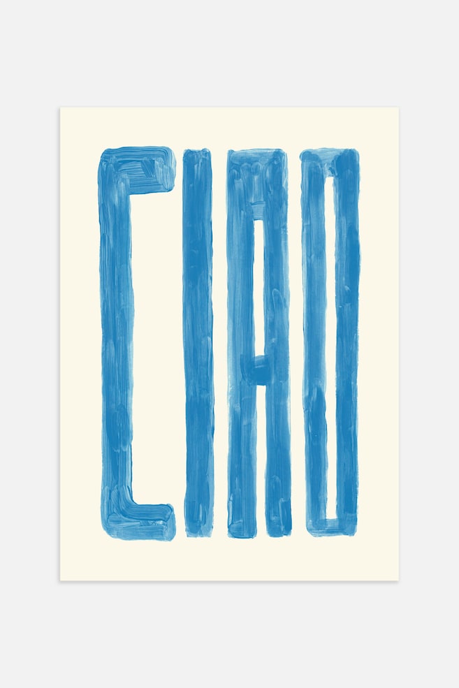 Ciao Poster - Bleu - 1