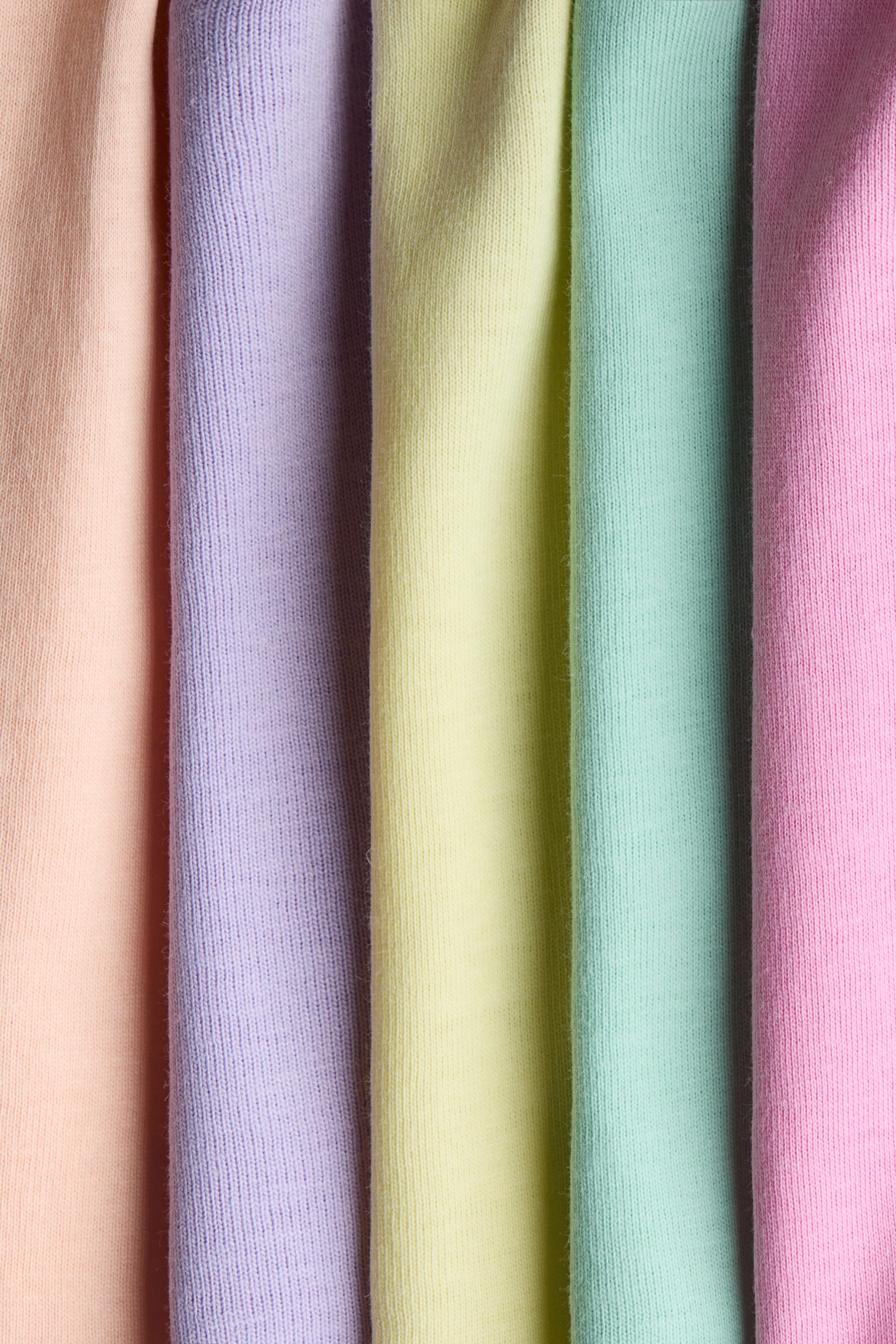 5-pack cotton jersey shorts - Pink/Light green/Light beige/Leopard print/Light purple/Light dusty blue - 2