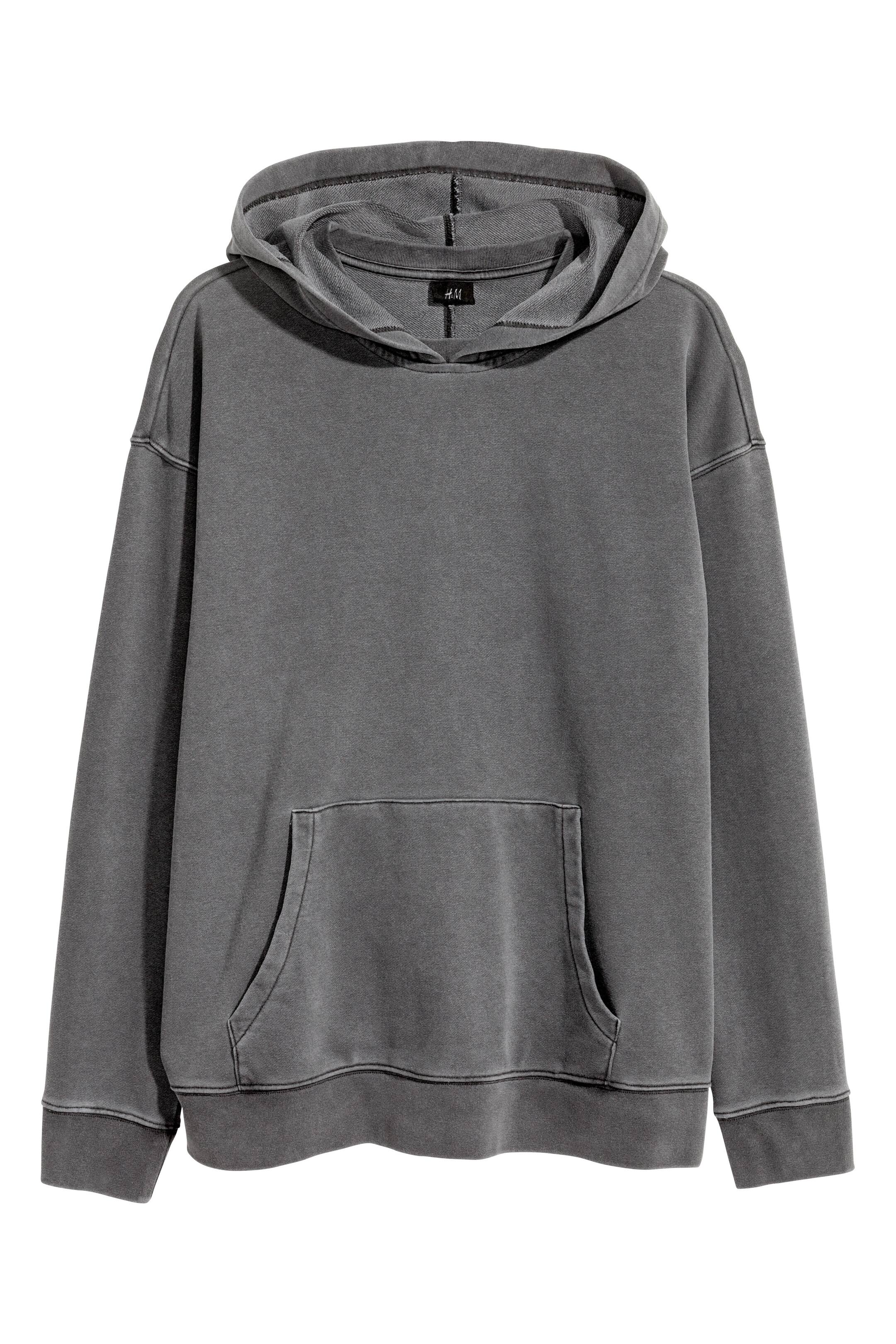 View larger image: Hooded top - Dark grey - Men | H&M GB 1