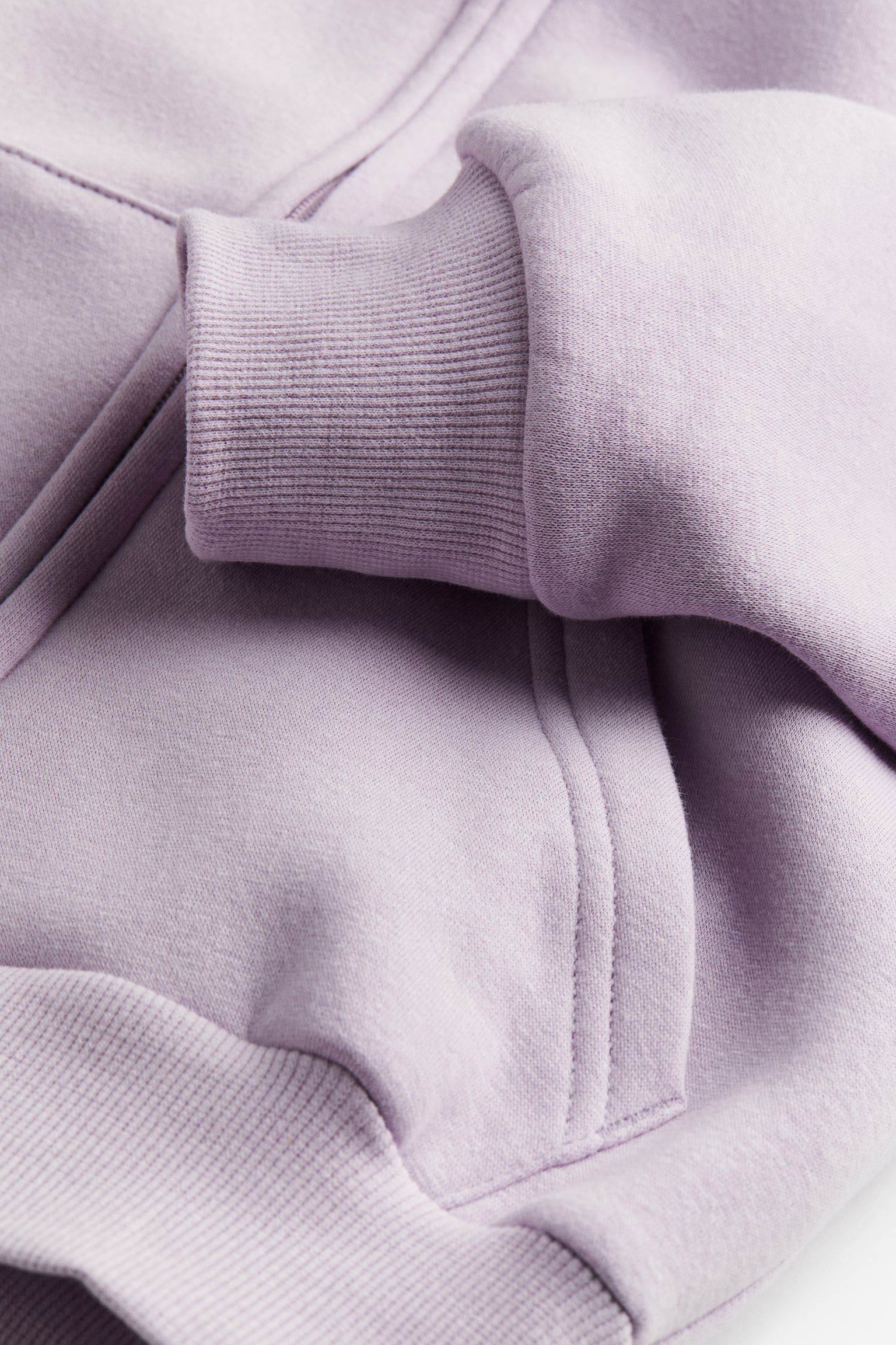 Oversize Zip Up Hoodie - Lilac/Black/Light dusty blue/Light grey marle/Light grey marle - 2