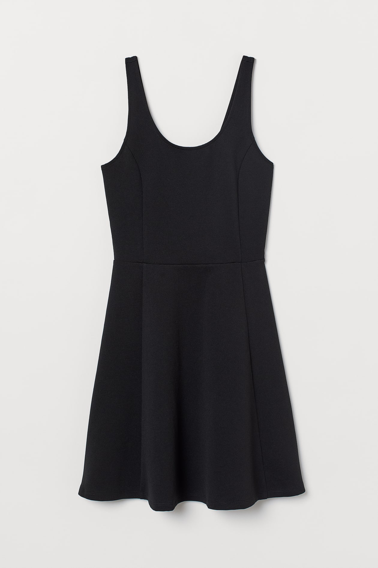 Sleeveless Jersey Dress - Sleeveless - Short - Black - Ladies | H&M US