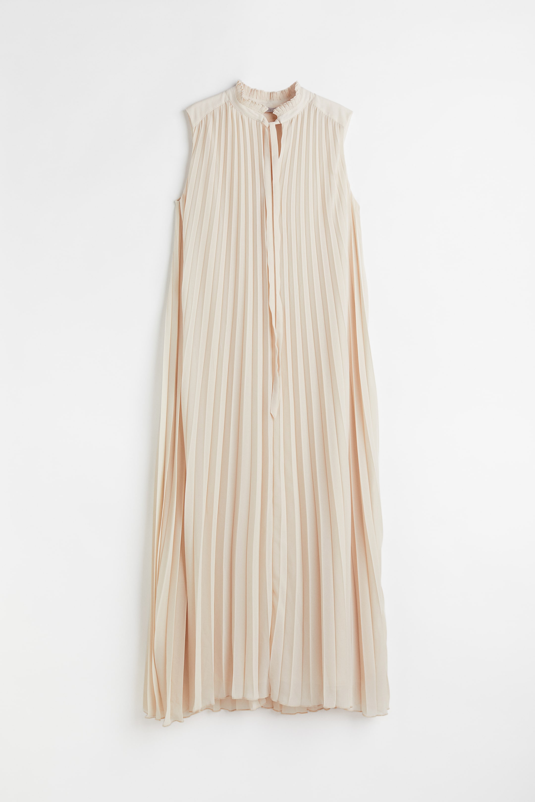 Tie-detail Pleated Dress