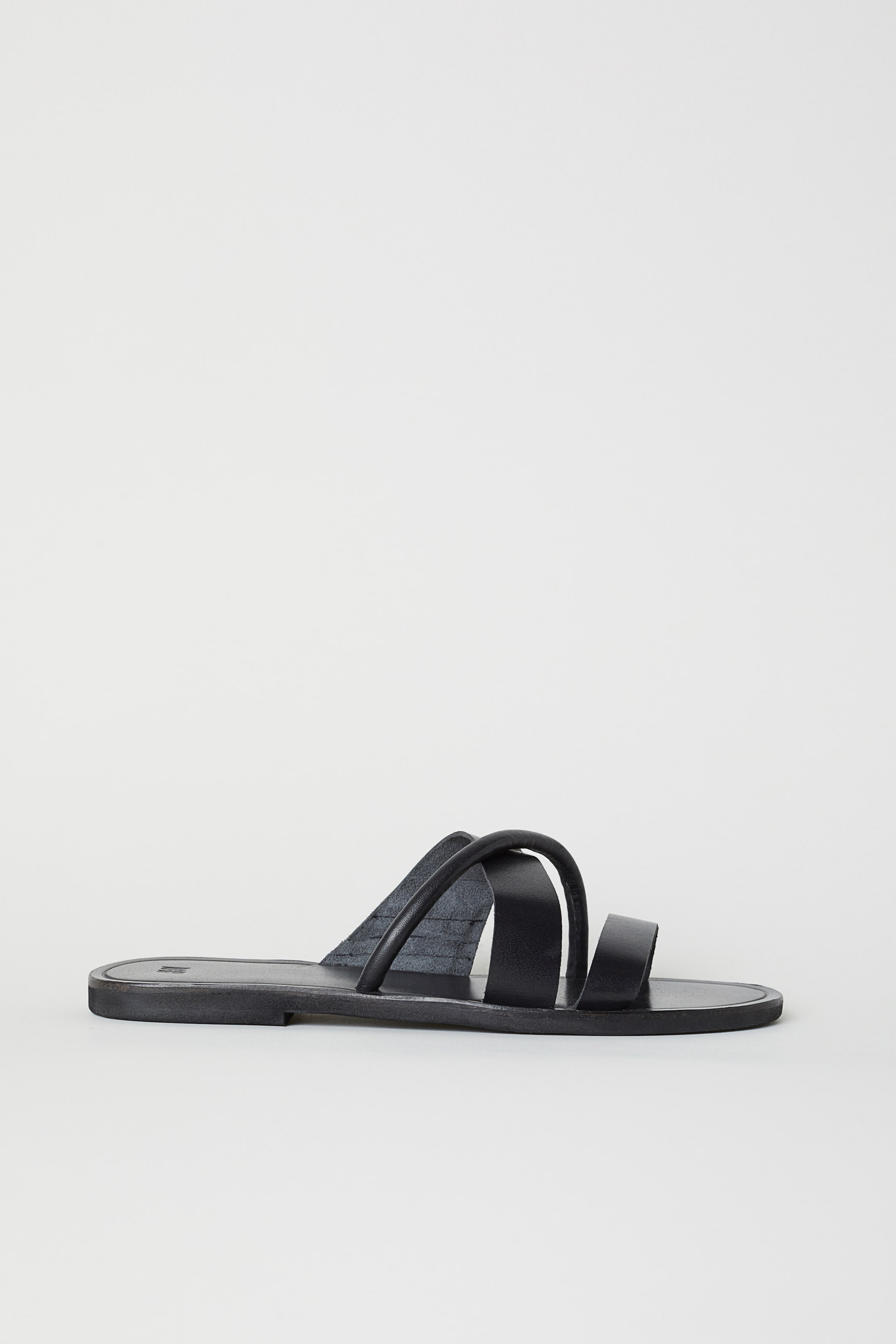 View larger image: Leather sandals - Black - Ladies | H&M IE 1