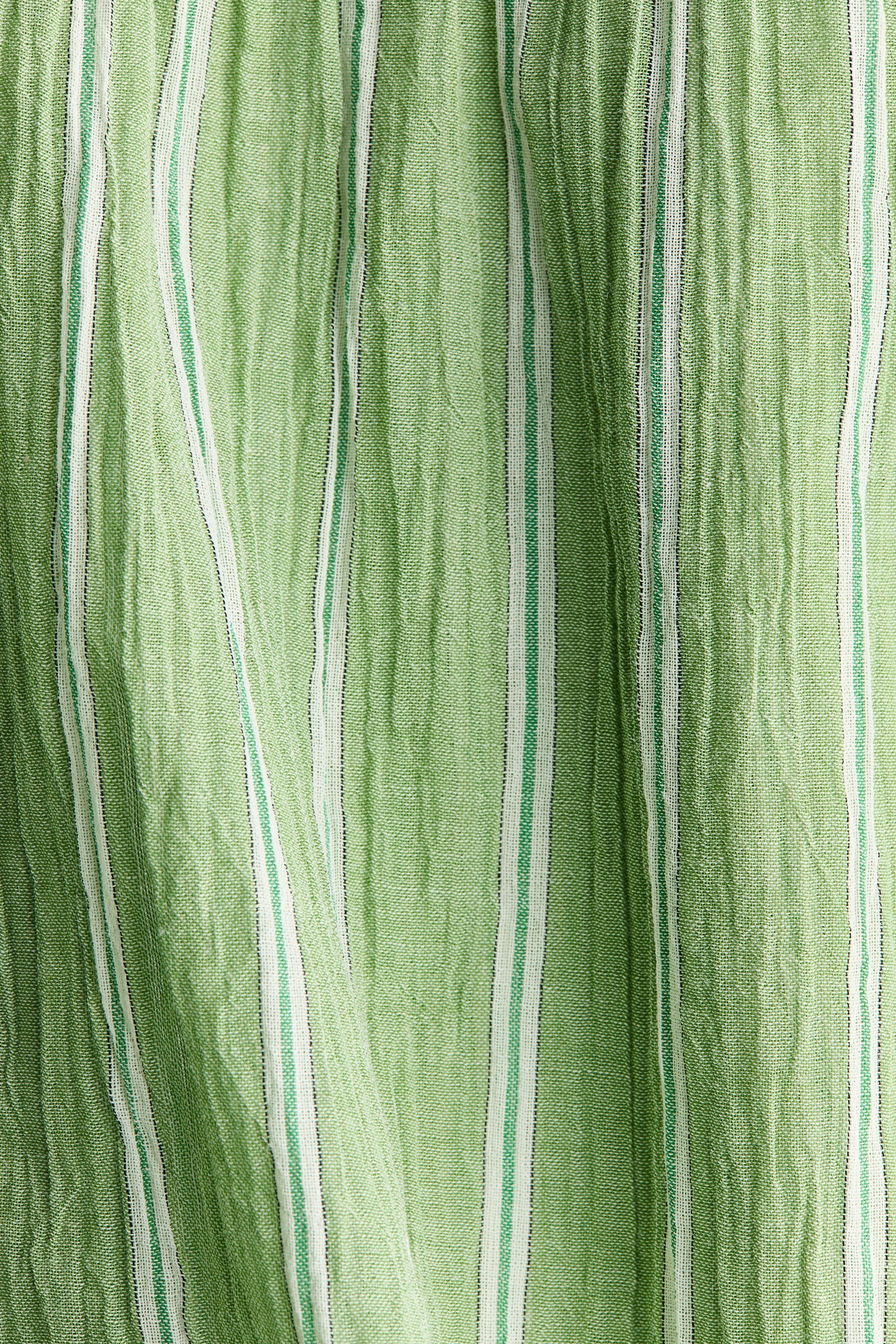 Cotton shorts - Green/Striped - 6