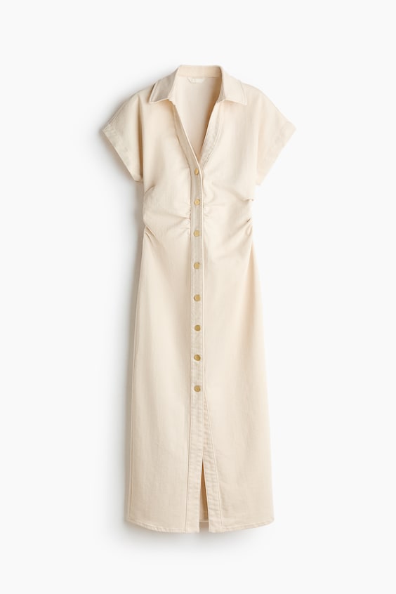 Женские платья H&M Short-Sleeved Denim Dress
