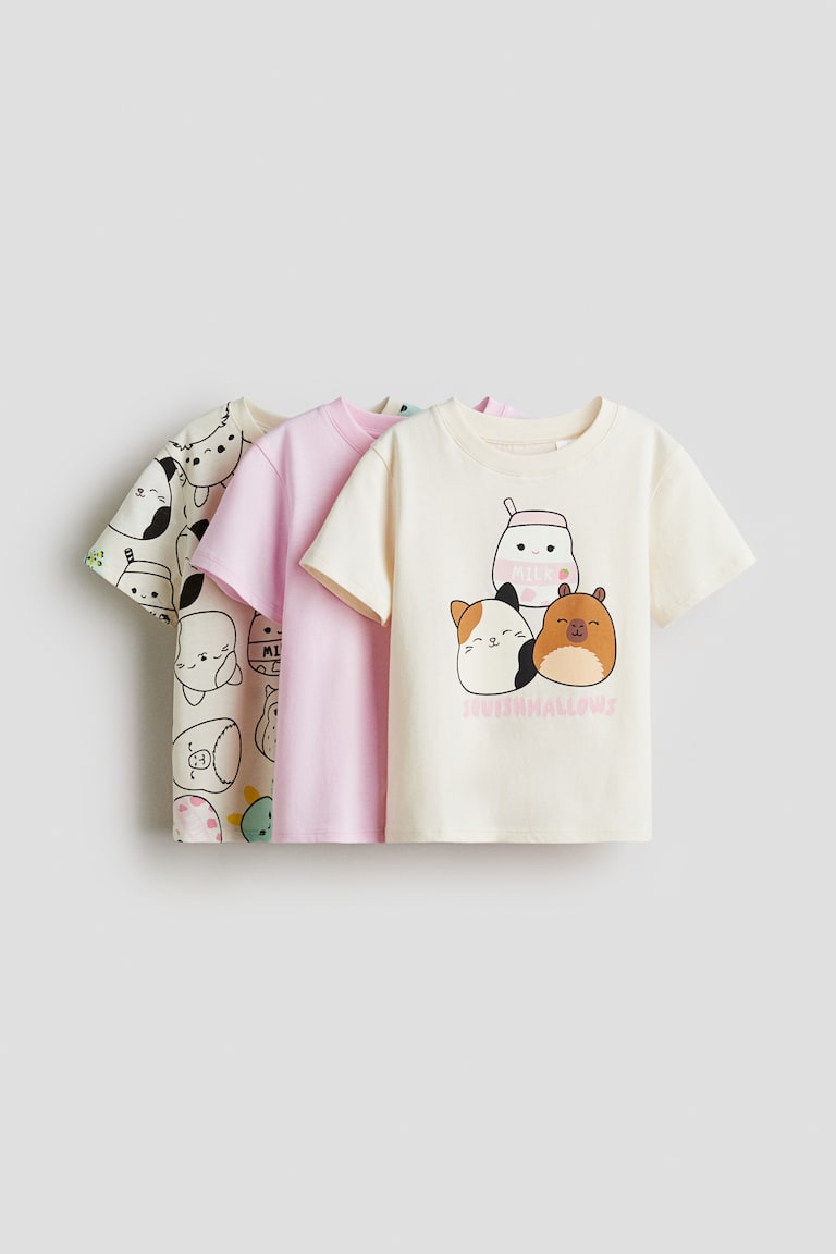 Ensemble t-shirt à manches longues et leggings à imprimé floral et poi