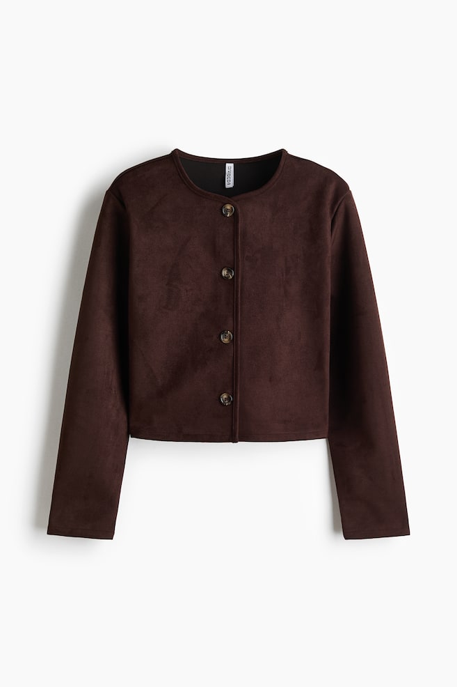 Cardigan - Dark brown/Dark khaki green/Dark beige - 1