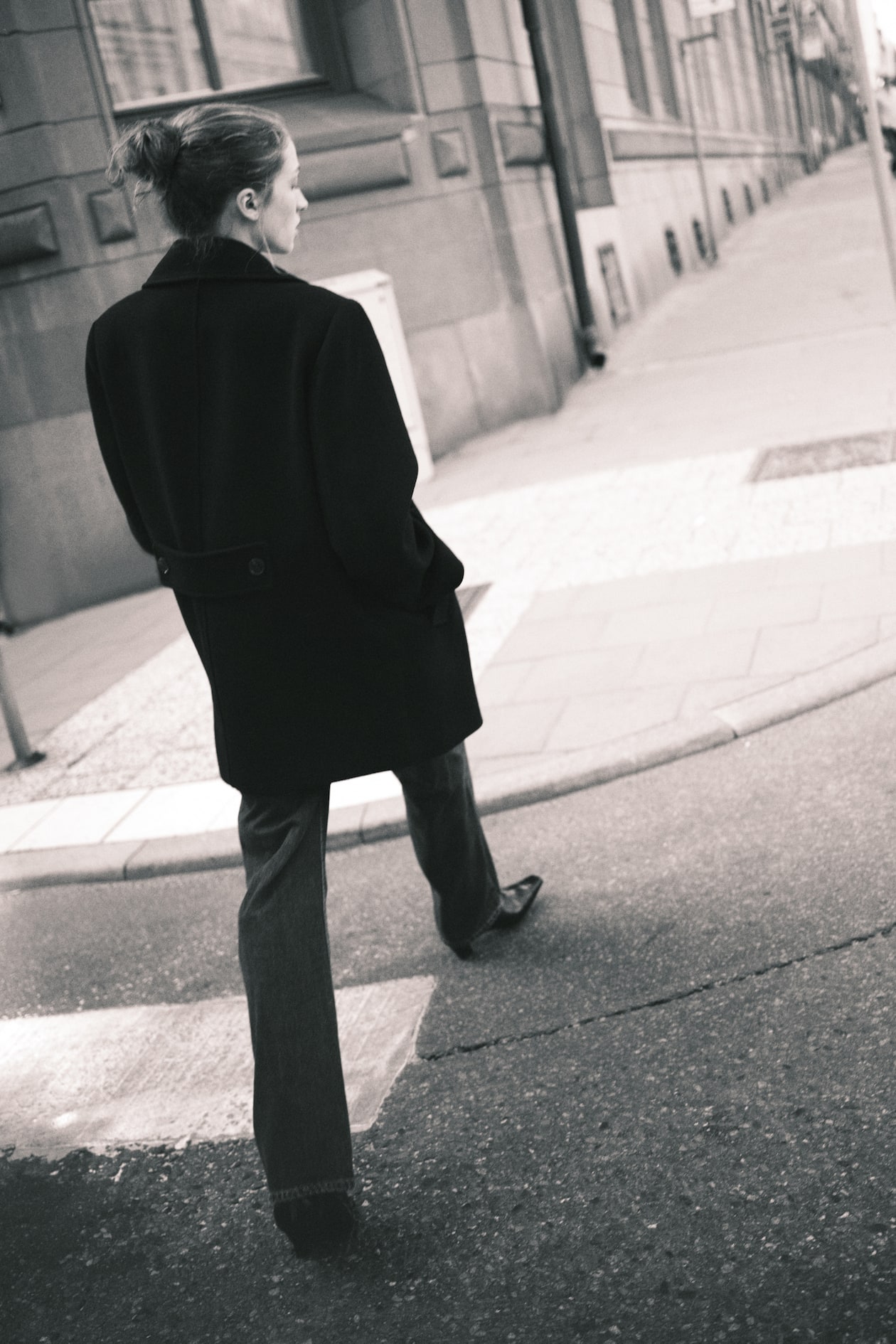 Double-Breasted Twill Coat - image 4
