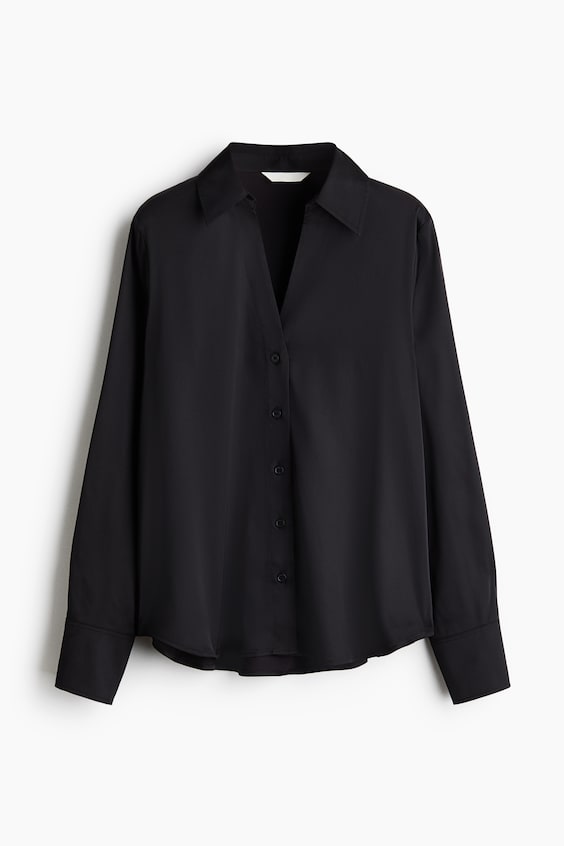 Женские блузки H&M V-Neck Blouse