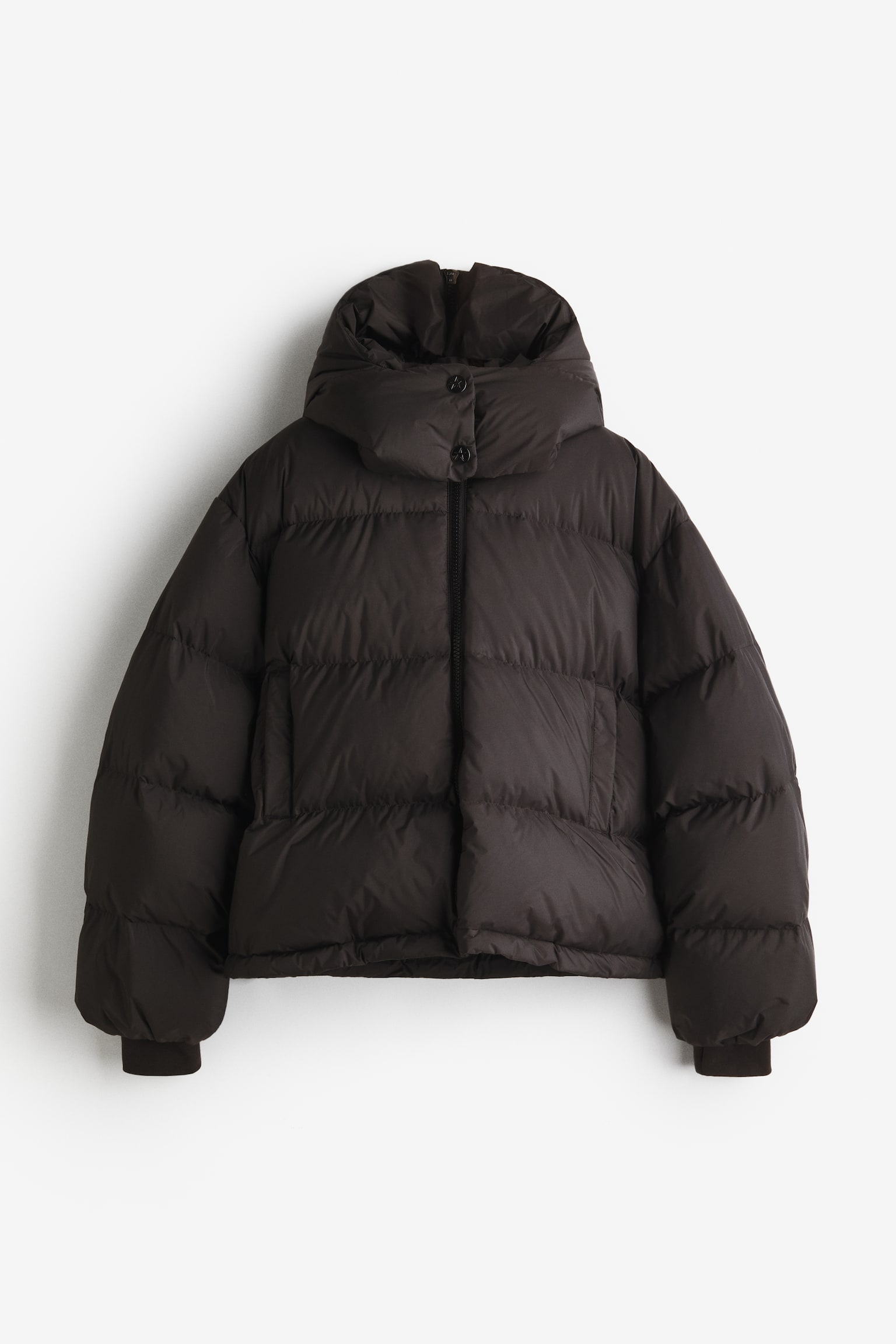 Water-repellent down jacket - Black - 2