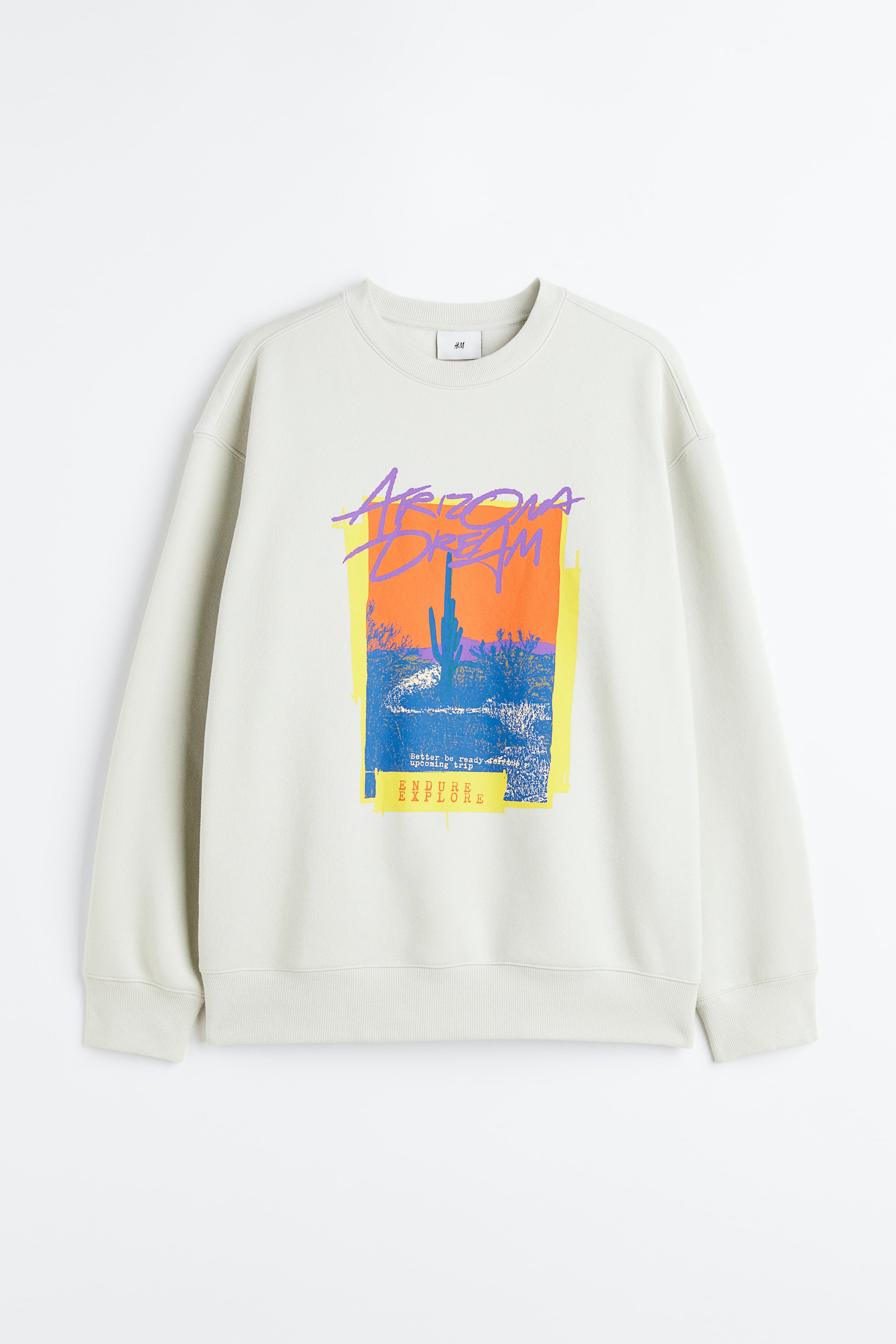 Loose Fit Printed Sweatshirt