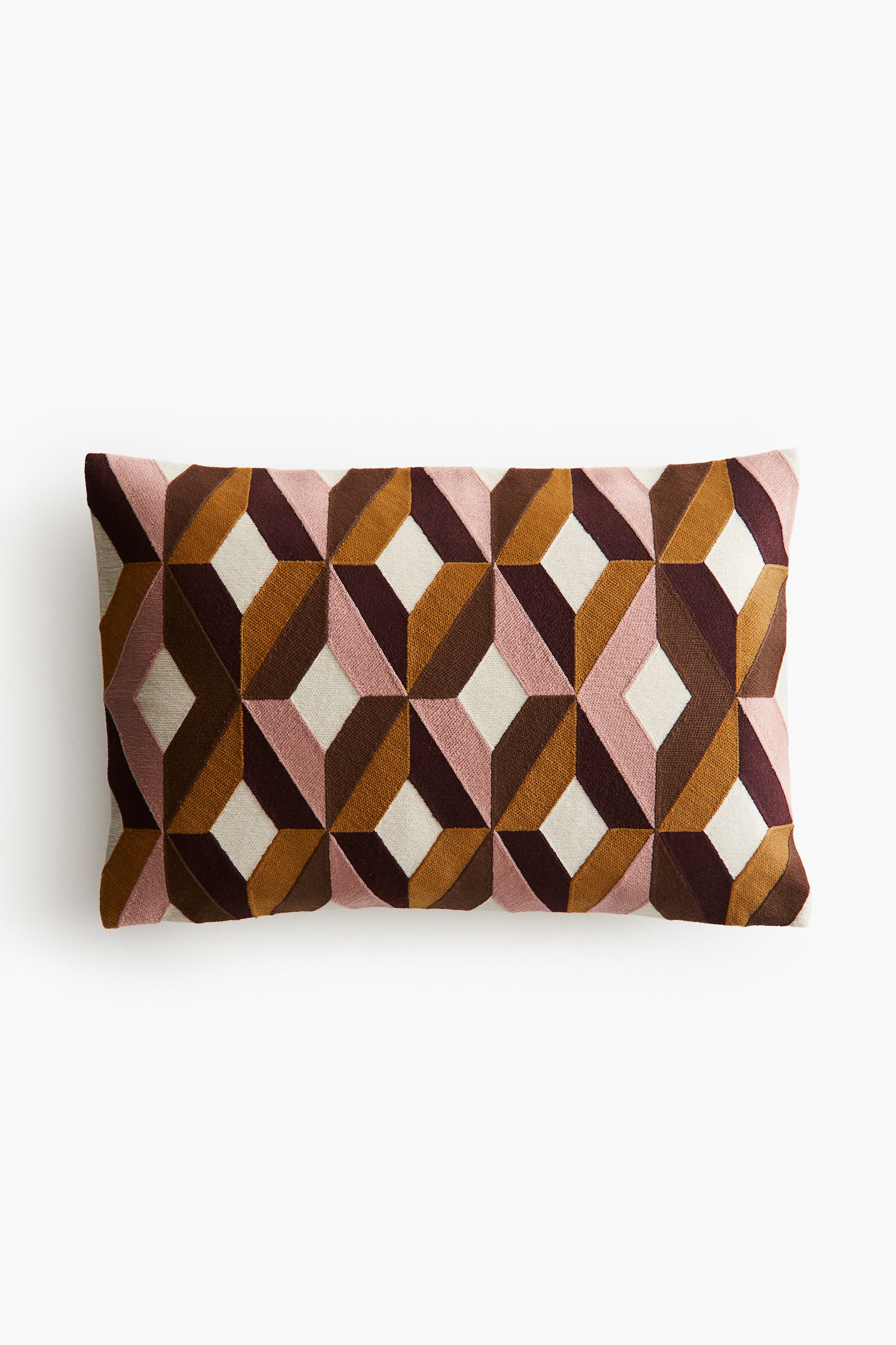 Canvas Patchwork Cushion Cover