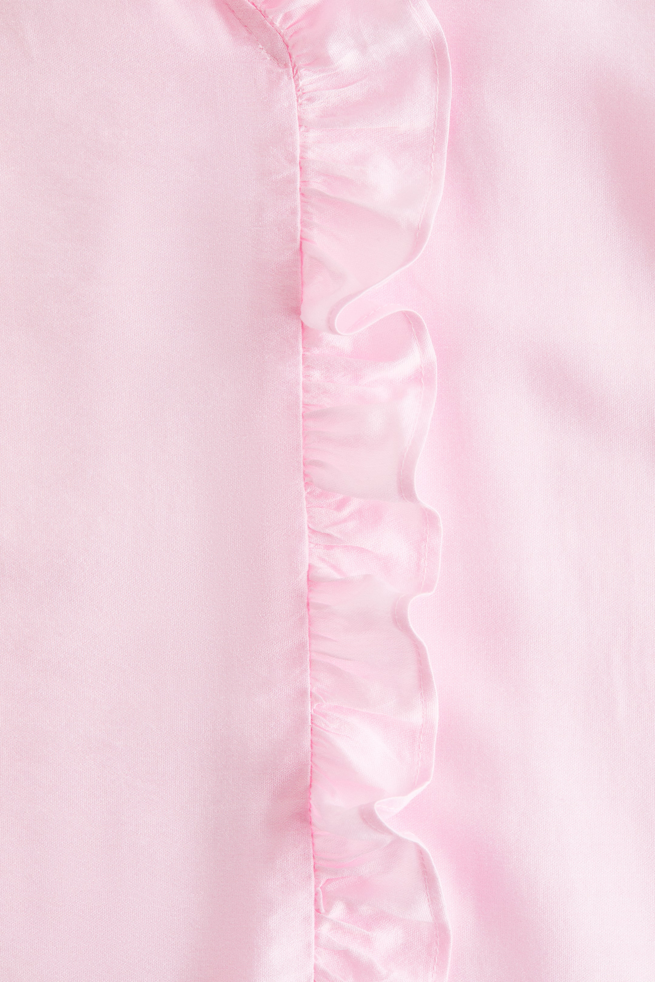 Ruffled Puff-Sleeved Blouse