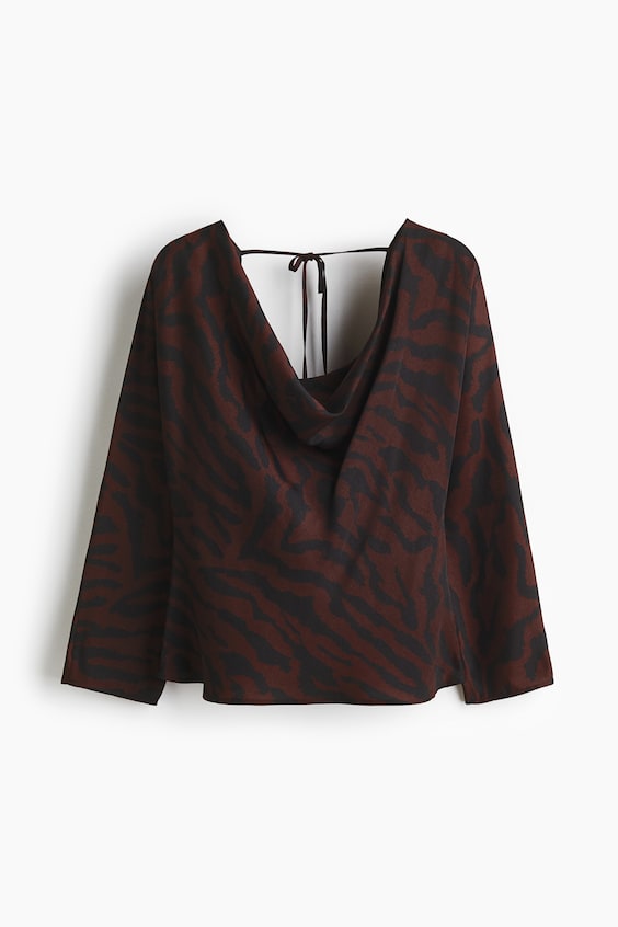 Женские топы H&M Cowl-Neck Top