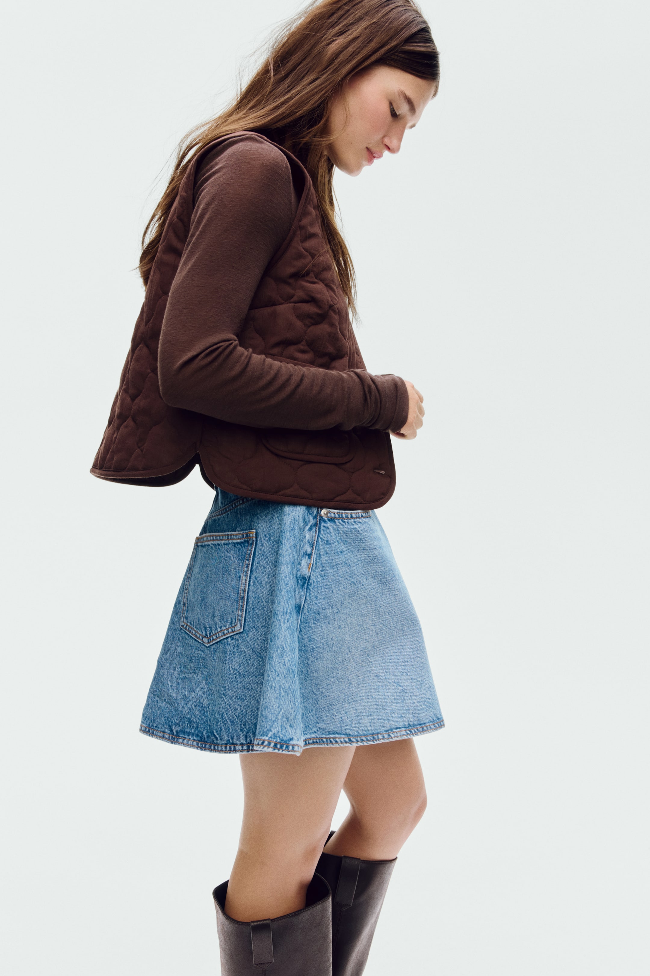 Veste sans manches matelassée