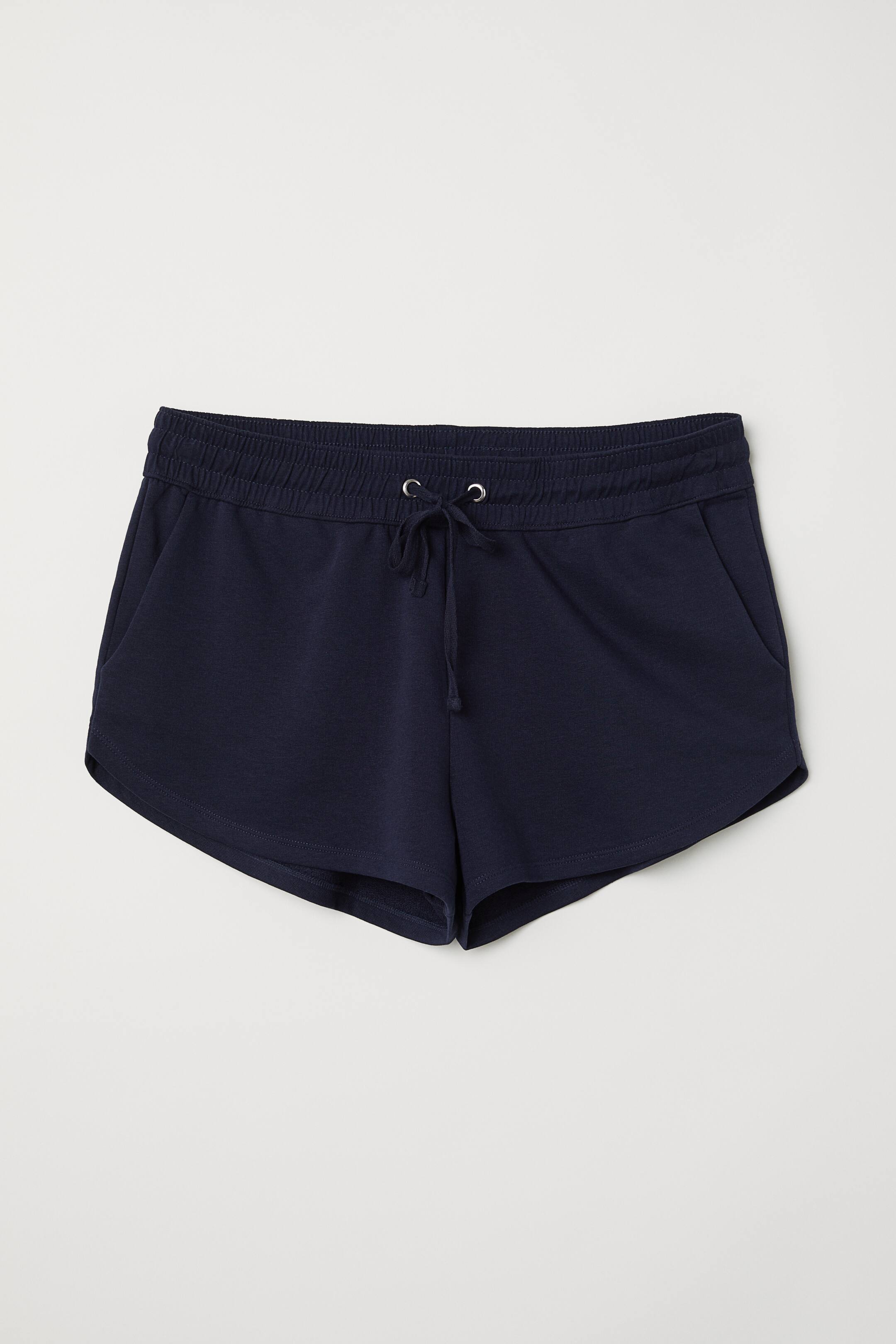 查看大圖: H&M+ 運動超短褲 - 深藍色 - Ladies | H&M 1