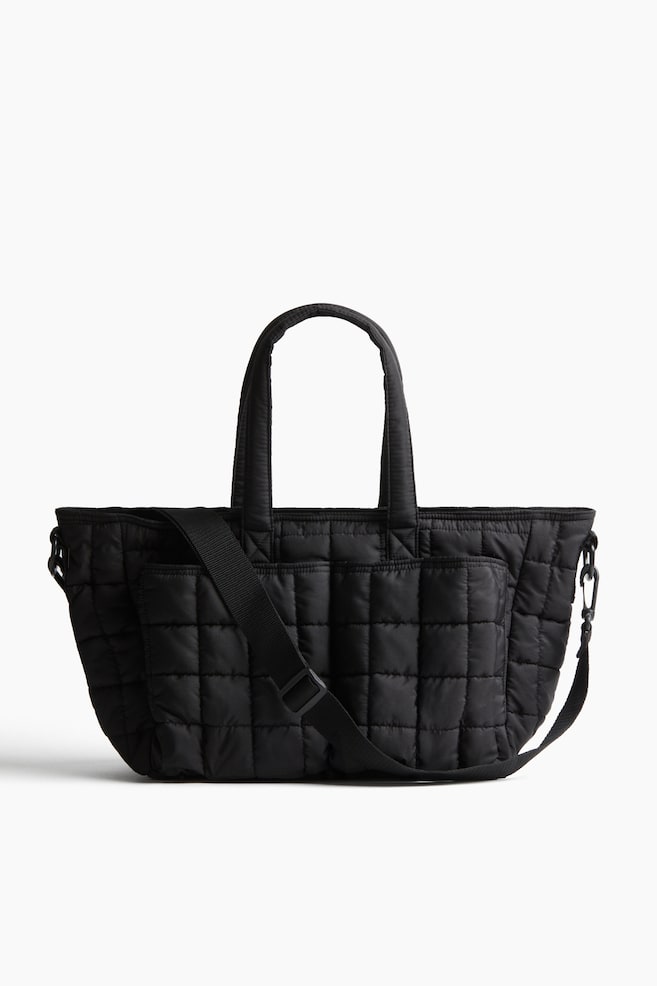 Sac à langer matelassé - Gris foncé - 1