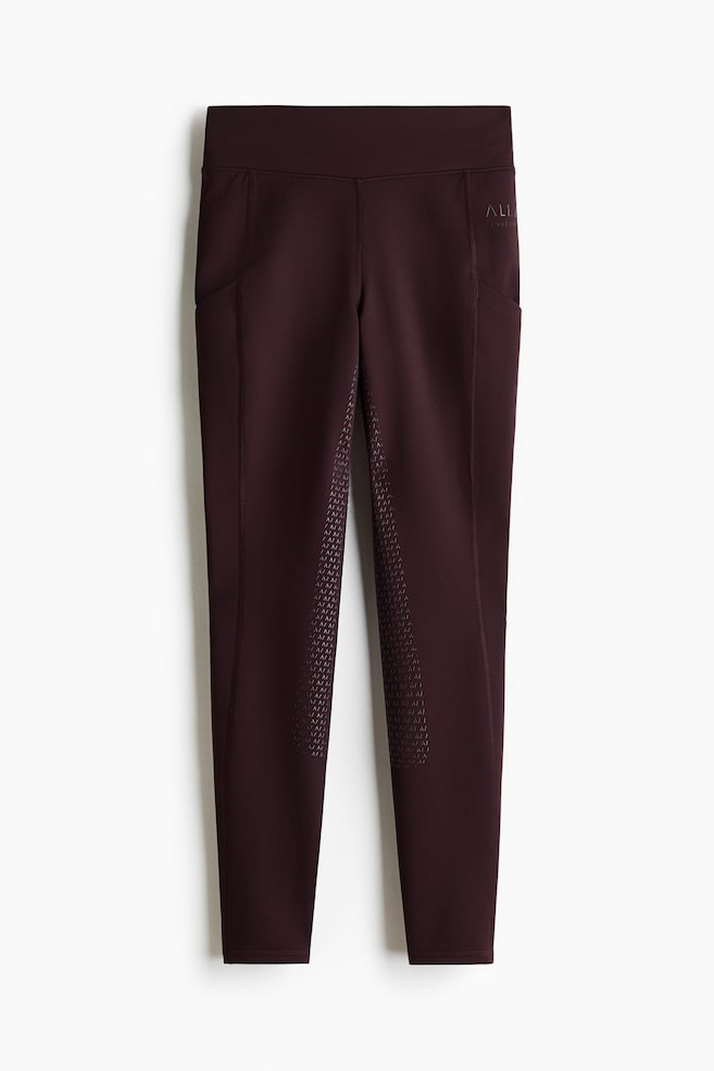 Legging d'équitation full grip - Prune chocolat/Bleu marine/Noir/Blanc/Marron clair/Vert kaki/Beige clair/Gris chaud - 1