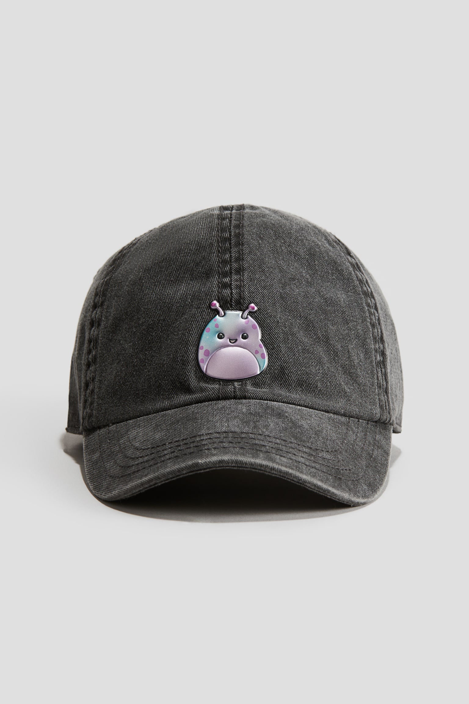 Appliquéd twill cap - Black/Squishmallow - 1