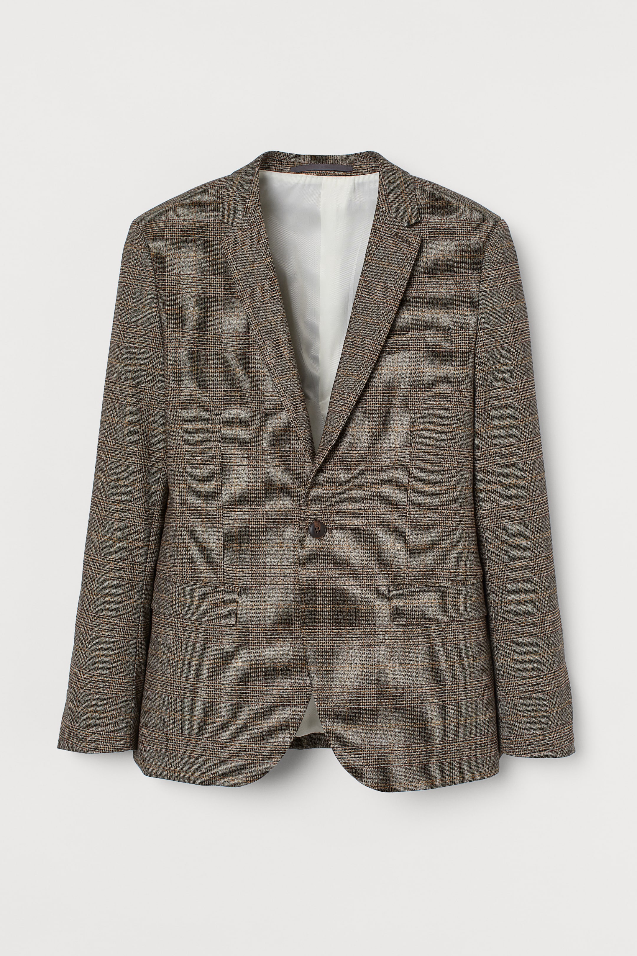 Blazer à carreaux Skinny Fit