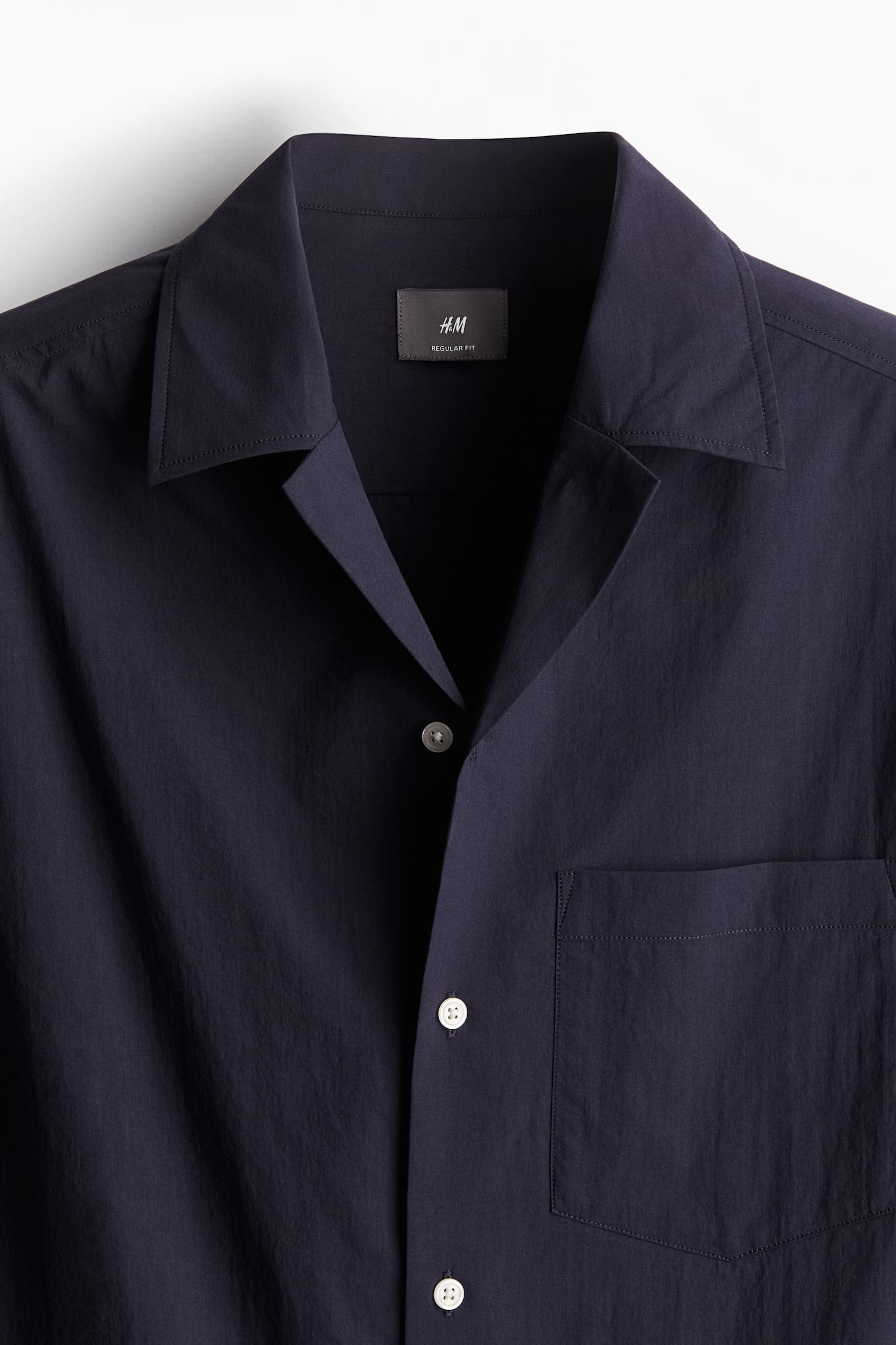 Regular Fit Resort shirt - Navy blue/White - 6