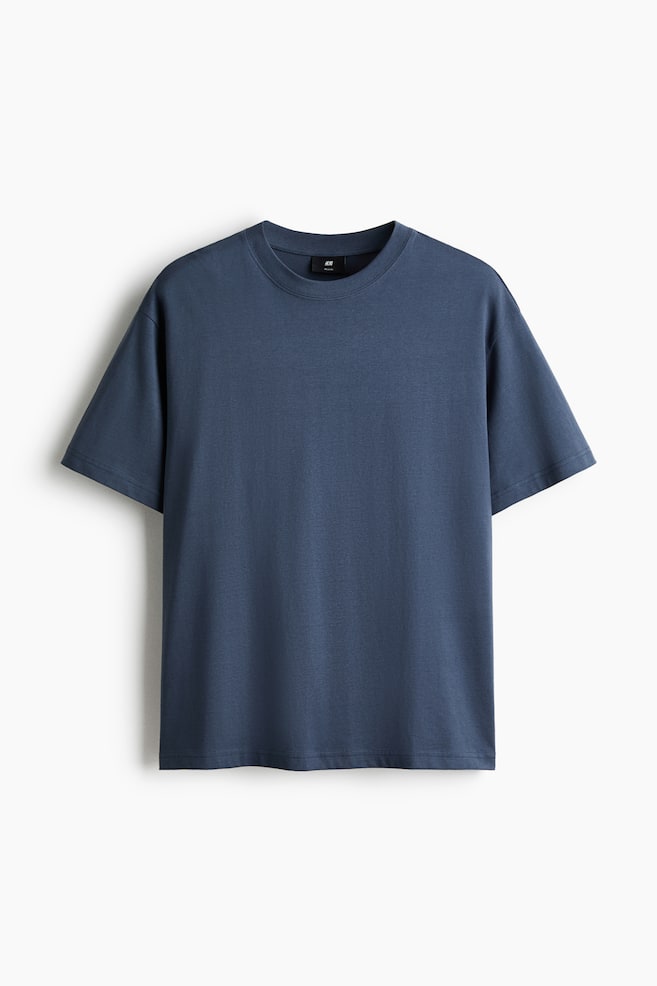 T-shirt décontracté - Bleu ancien/Blanc/Noir/Violet clair/Bleu clair/Brun/Rose/Bleu/Gris foncé/Bleu canard foncé/Brun/Bleu canard/rayé/Violet prune foncé - 1