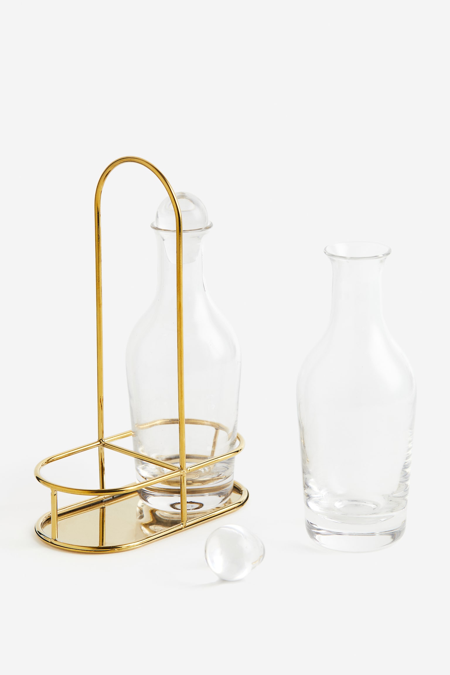 Oil and vinegar set - Gold-coloured - 2