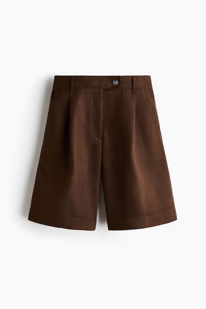 Bermuda shorts - Dark brown - 1