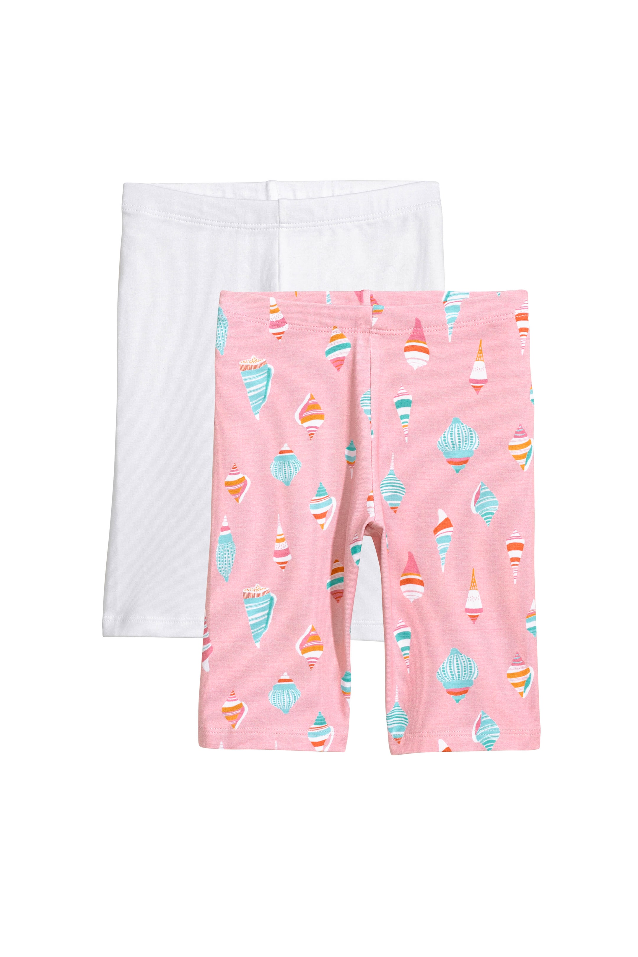 View larger image: 2-pack cycling shorts - Light pink/Shells - Kids | H&M IE 1