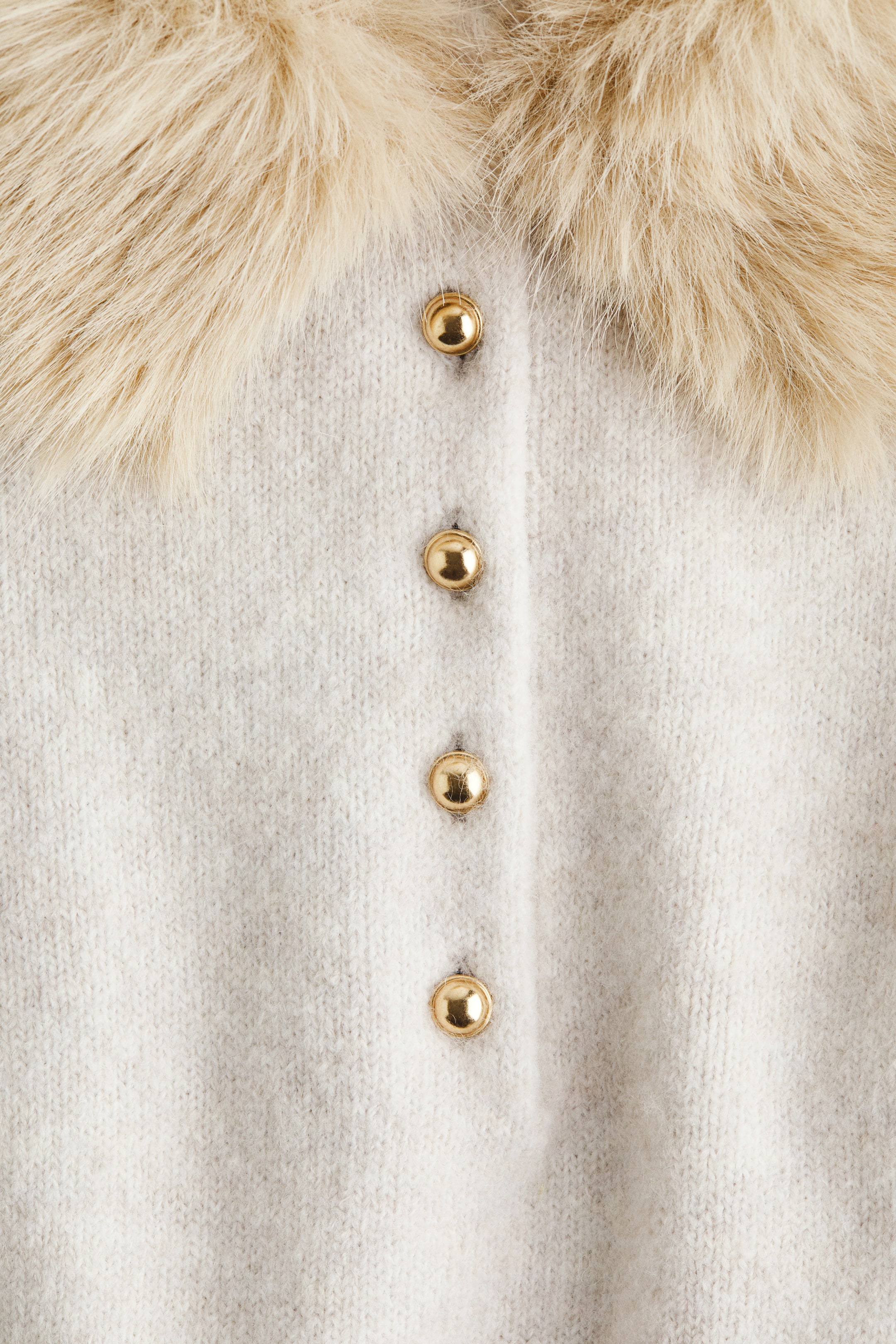 Büyük resmi görüntüle: Yakalı Kazak - Açık bej - KADIN | H&M TR 5