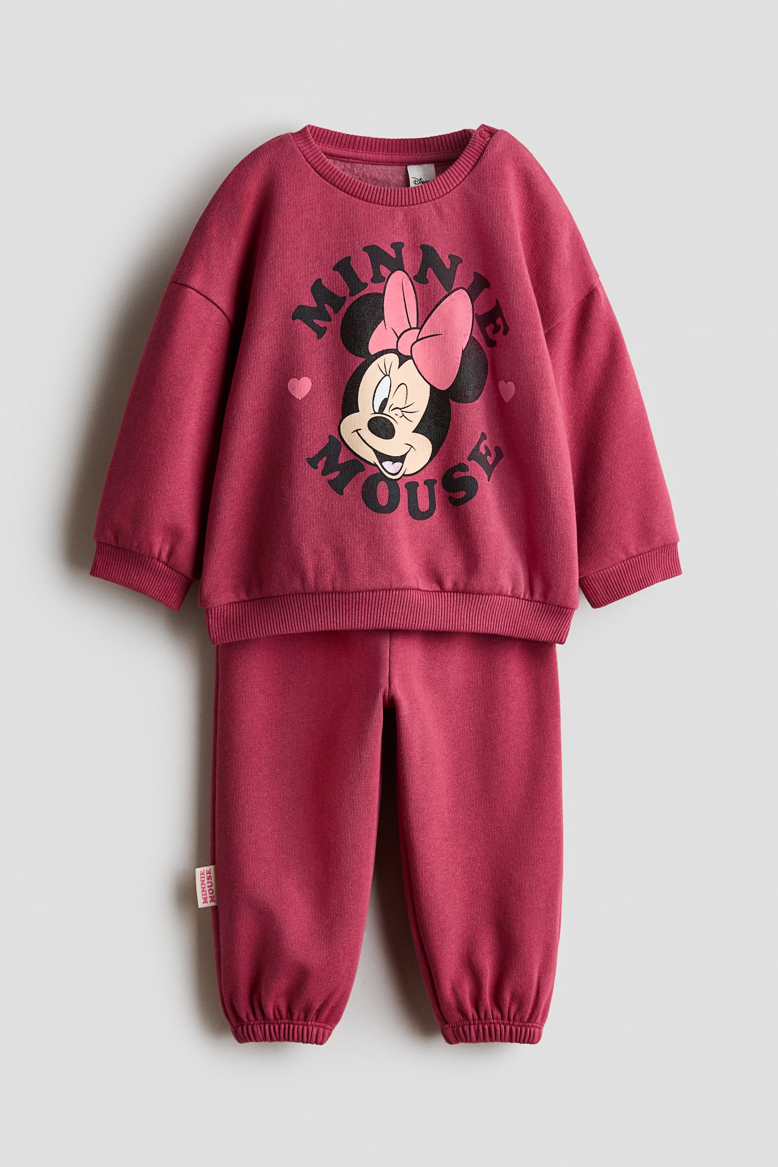 2-delat sweatshirtset med tryck