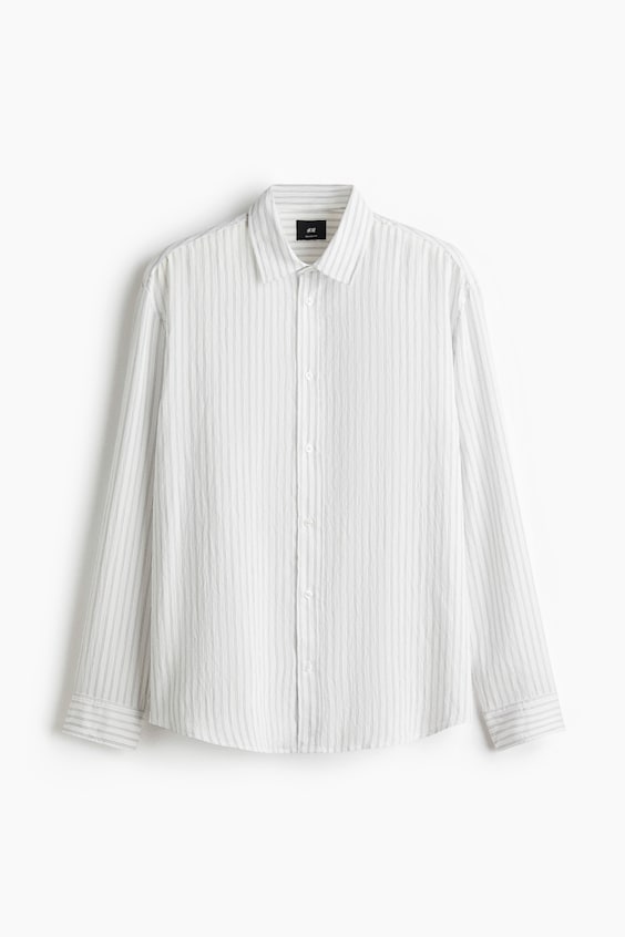Мужские рубашки H&M Relaxed-Fit Shirt
