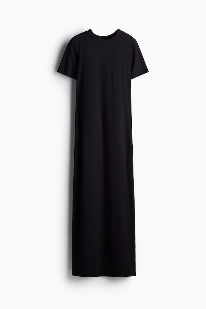T-shirt dress - Black/Nearly black - 1