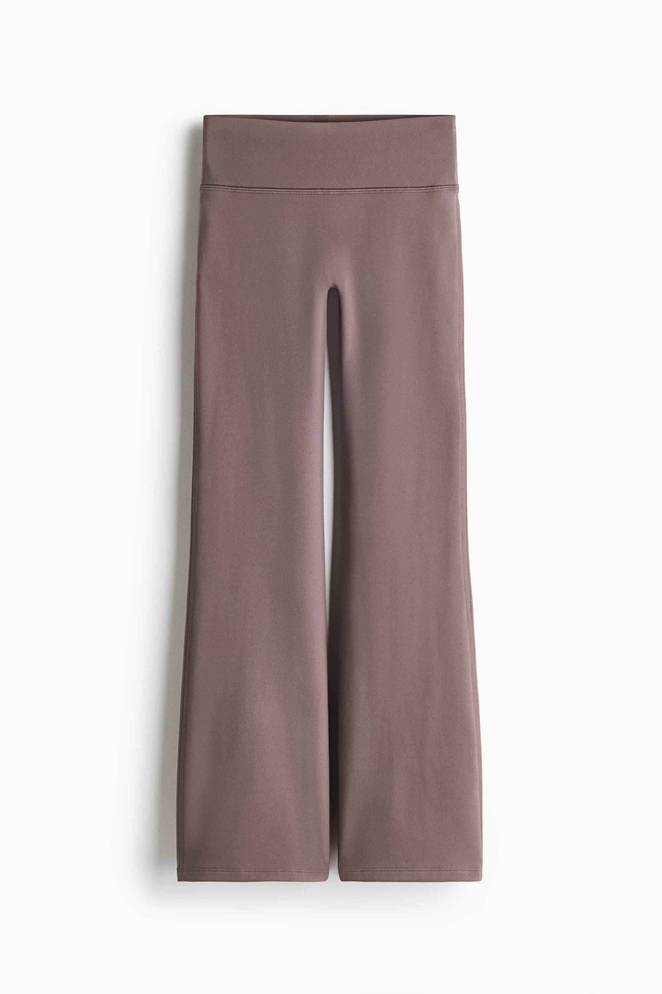 View larger image: Warming flared leggings with Fleece SoftMove™ - Purple mole - Kids | H&M 1