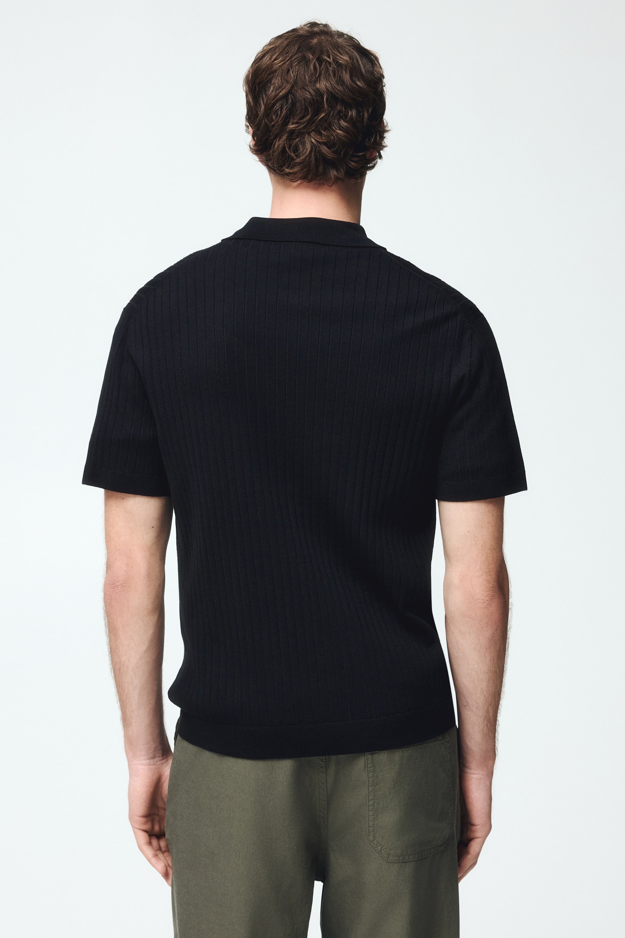Мужские рубашки H&M Slim-Fit Polo Shirt — фото 3