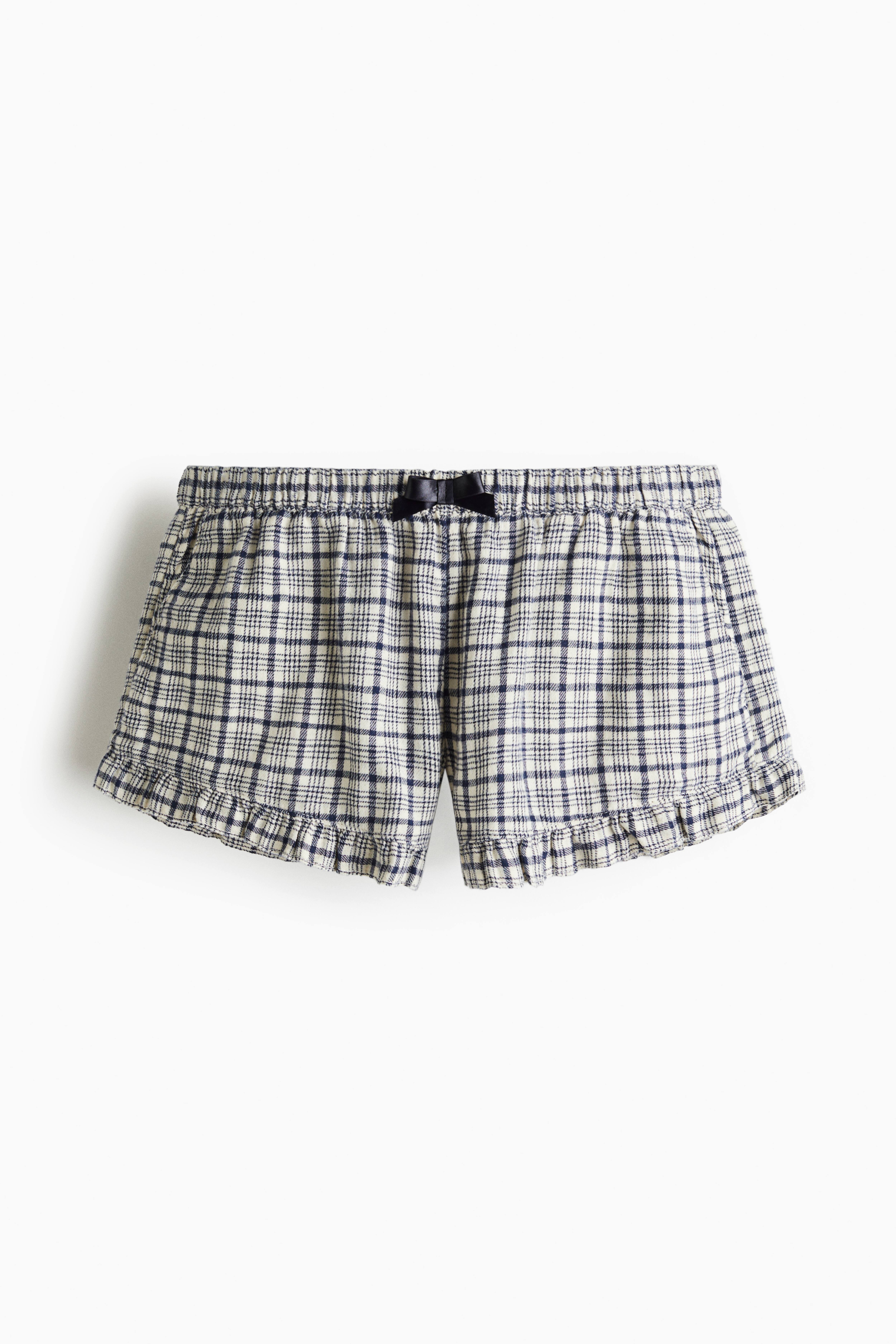 Short en sergé de coton