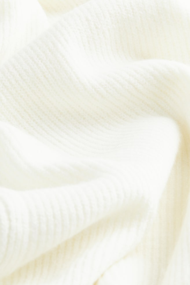 MAMA Rib-knit dress - Cream - 6