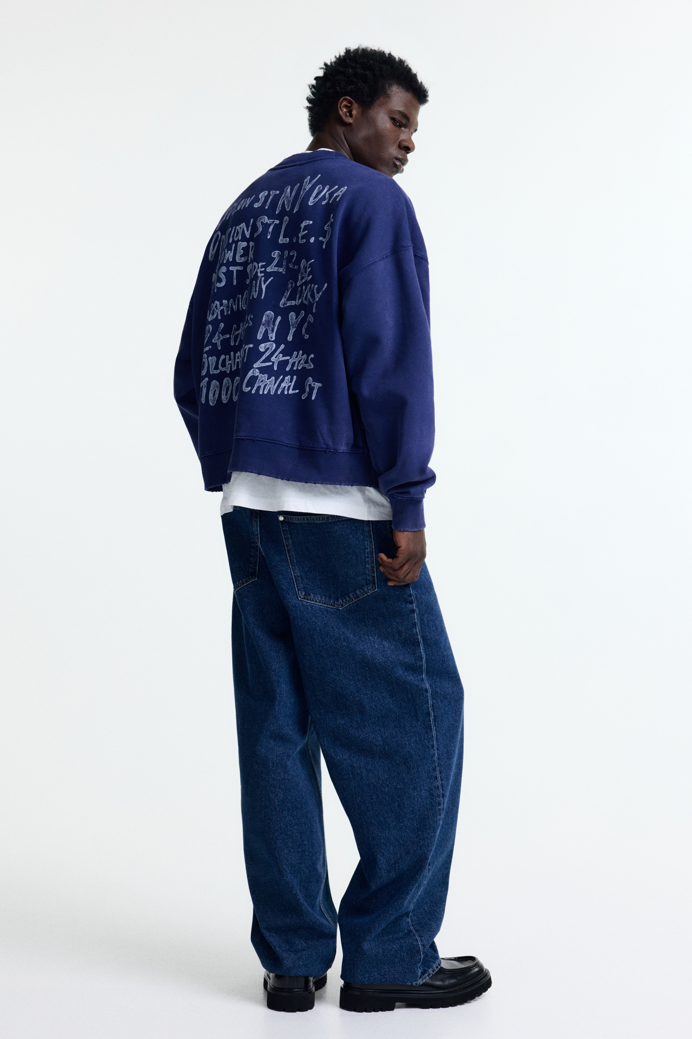 Oversized Fit Printed sweatshirt