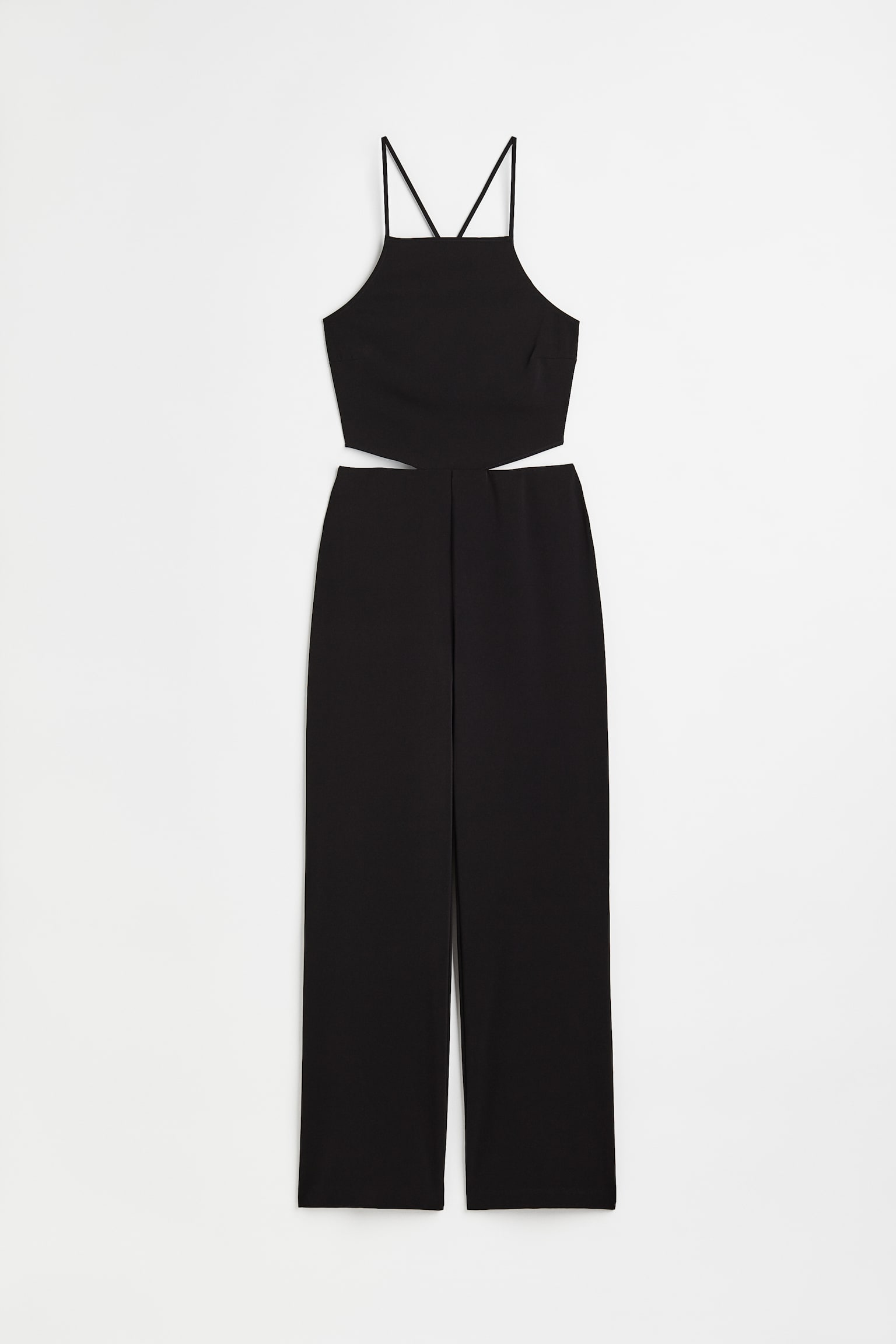 Cut-out jumpsuit - Black - 1