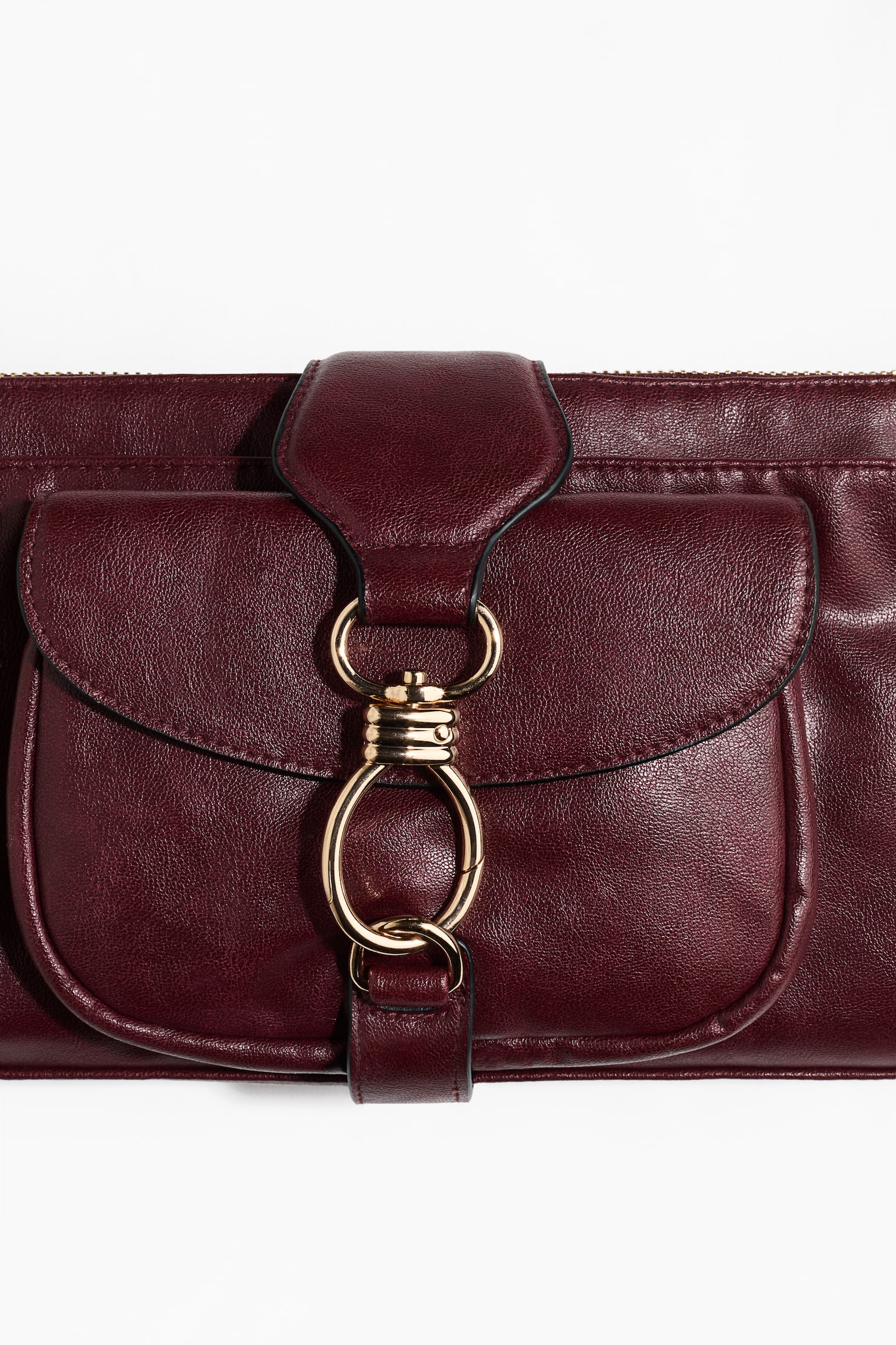 Shoulder bag - Burgundy/Black - 4
