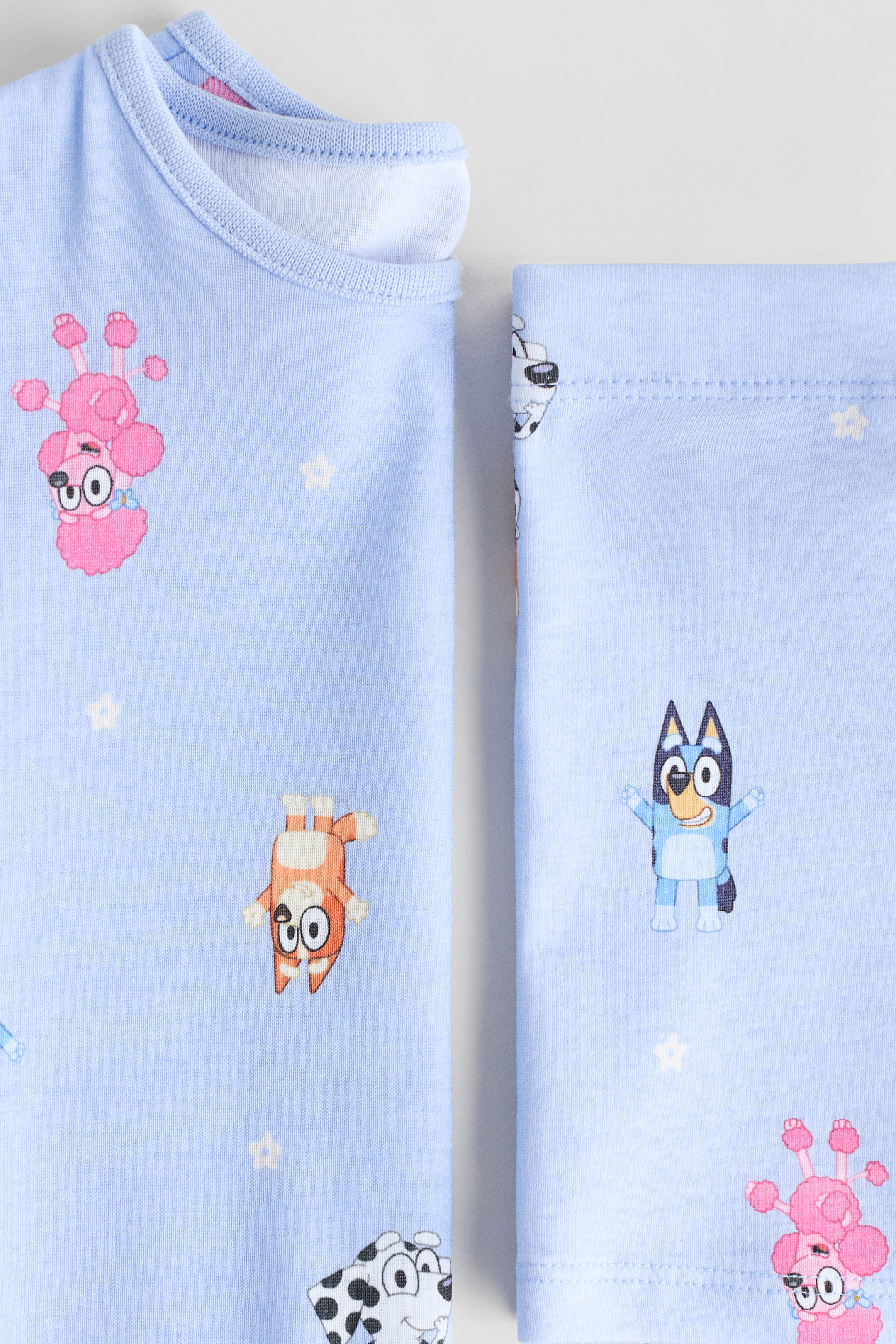 Snug Fit Printed Jersey Pajamas