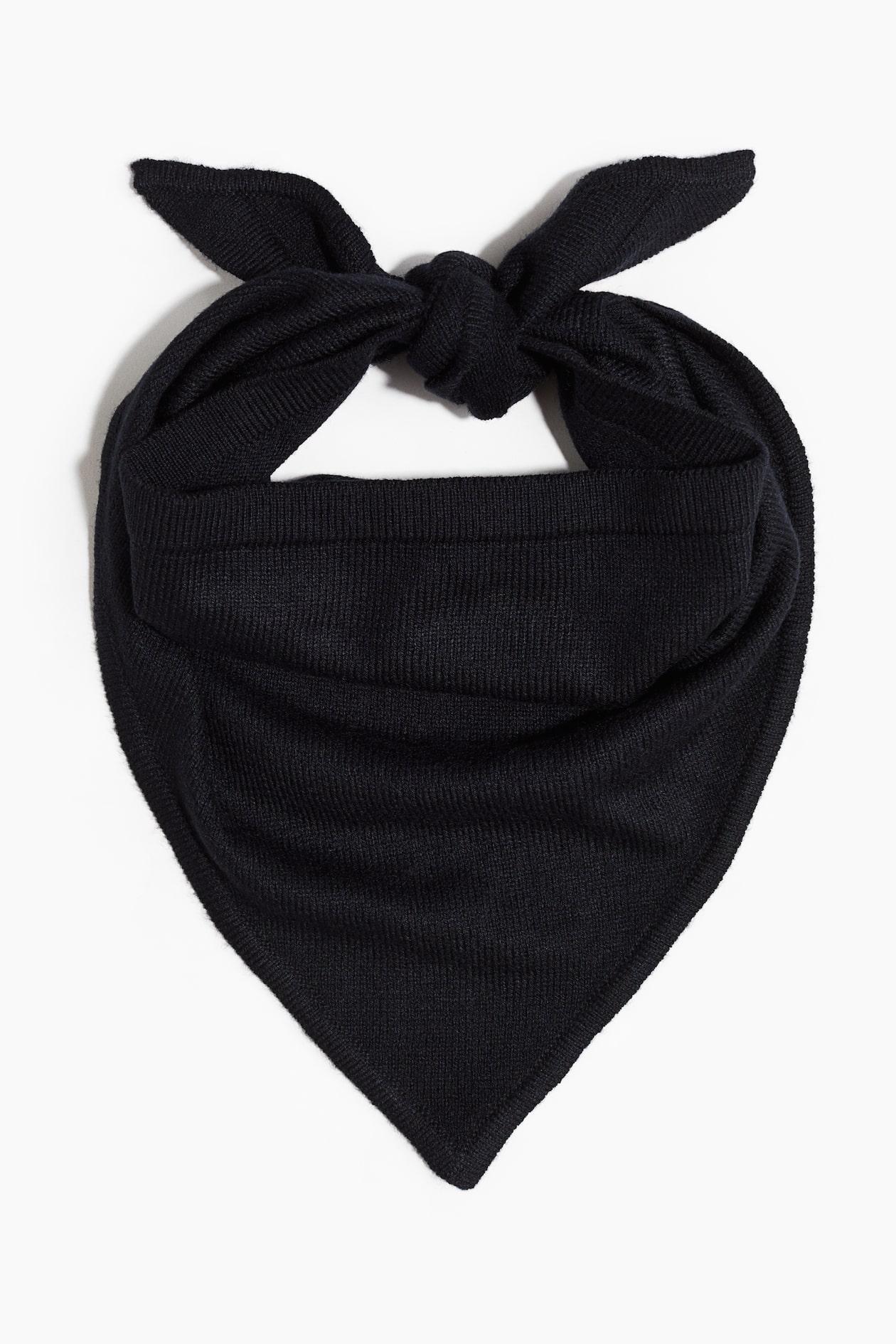 Fine-knit scarf Black Men H&M IN